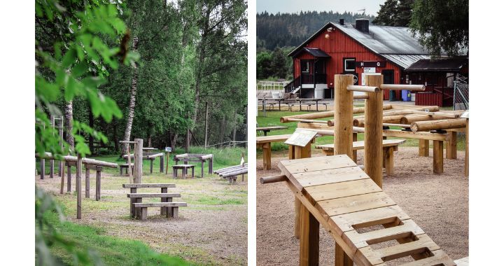 Kollage utegym Bollebygd