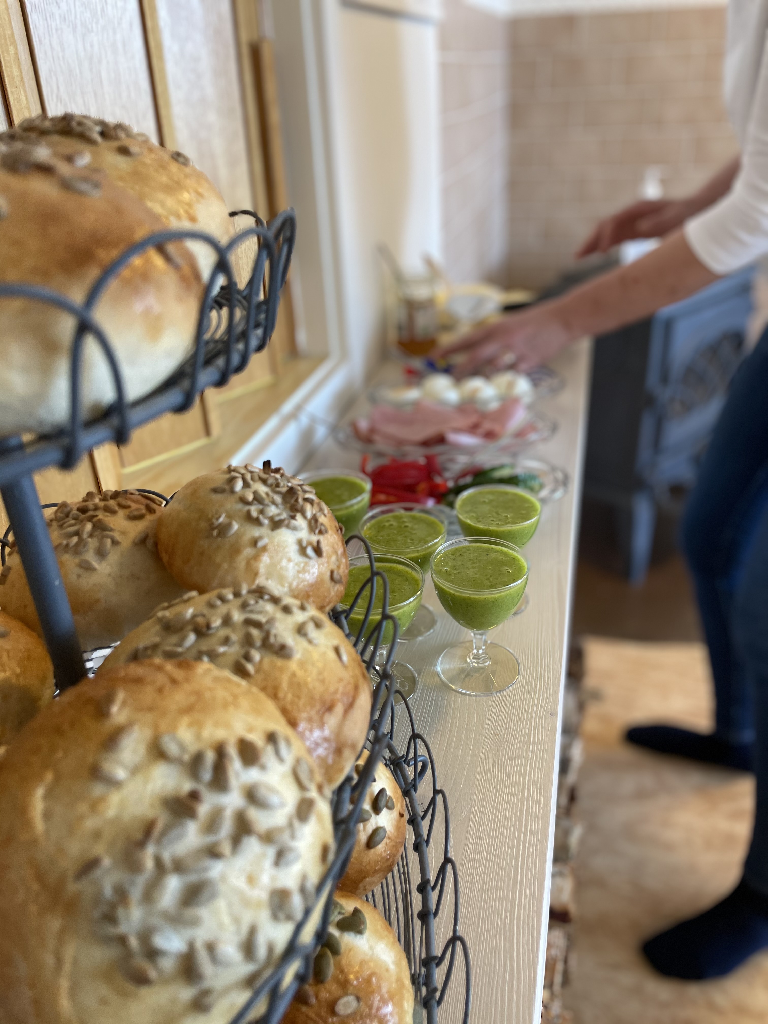 Frukost på Vita huset vid Stora Le.