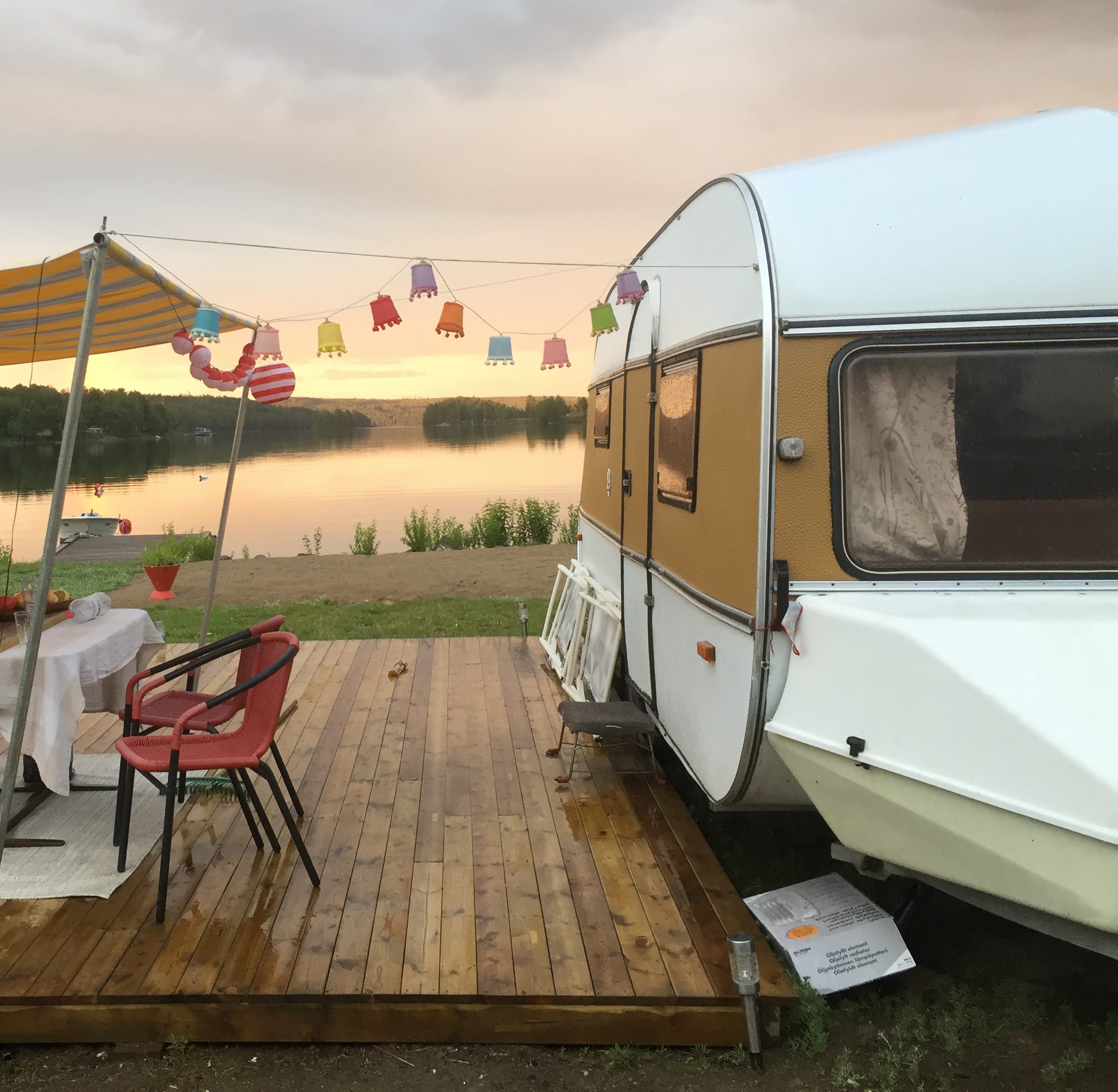 Sommar på  Nössemarks Café och Camping