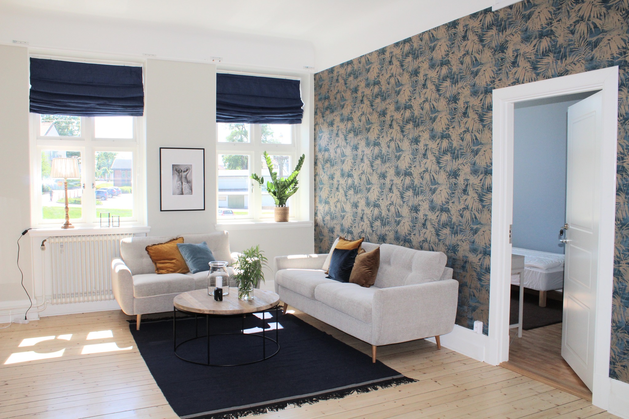 Stationshuset i Ed, vardagsrum