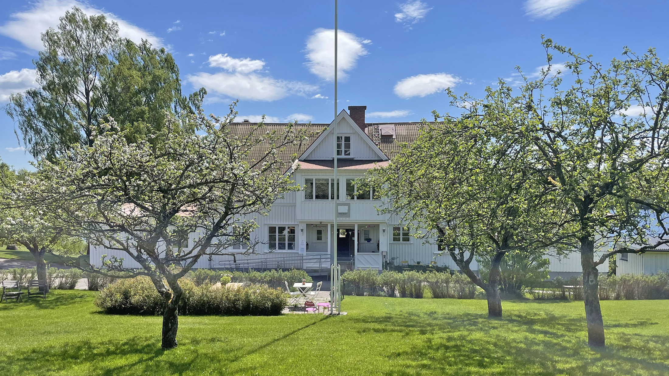 Vita huset vid Stora Le i Nössemark.