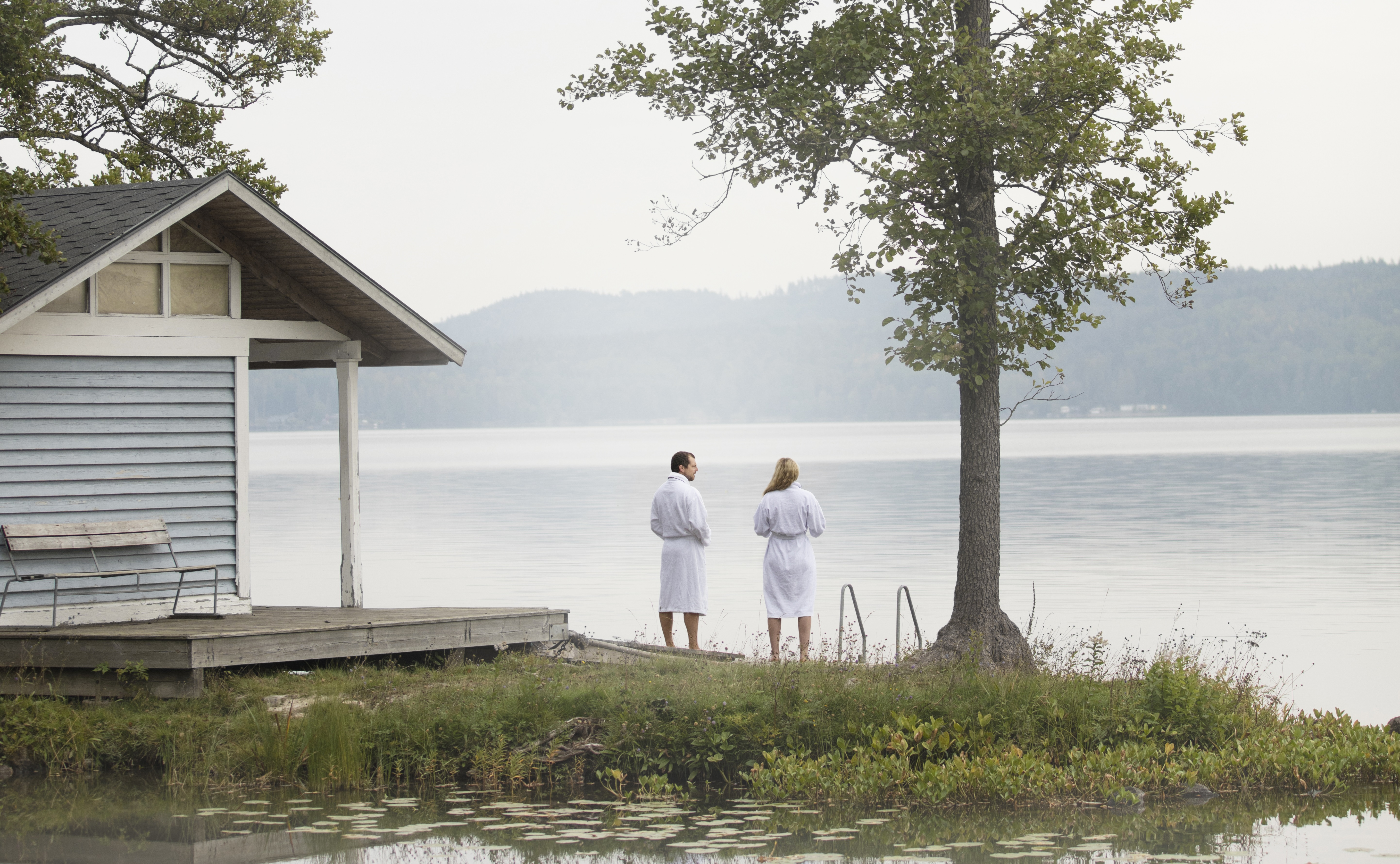 Baldernäs Herrgård outdoor swimming. 