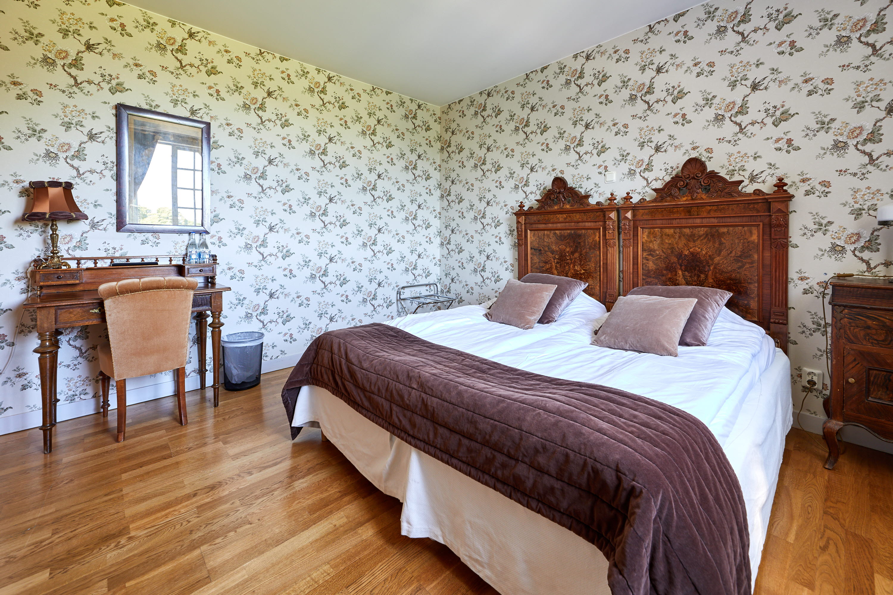 Säng på Baldersnäs Herrgård