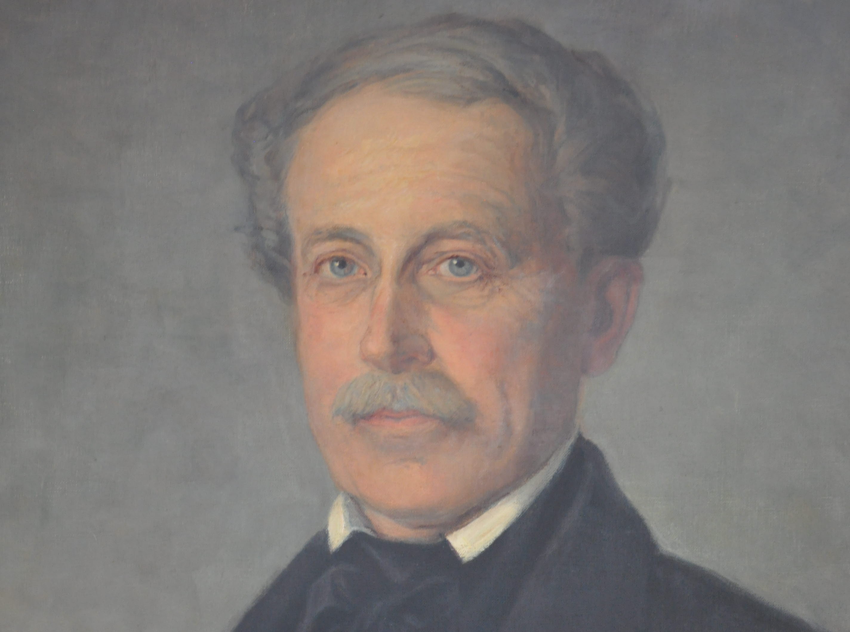 Painting showing Nils Ericson.