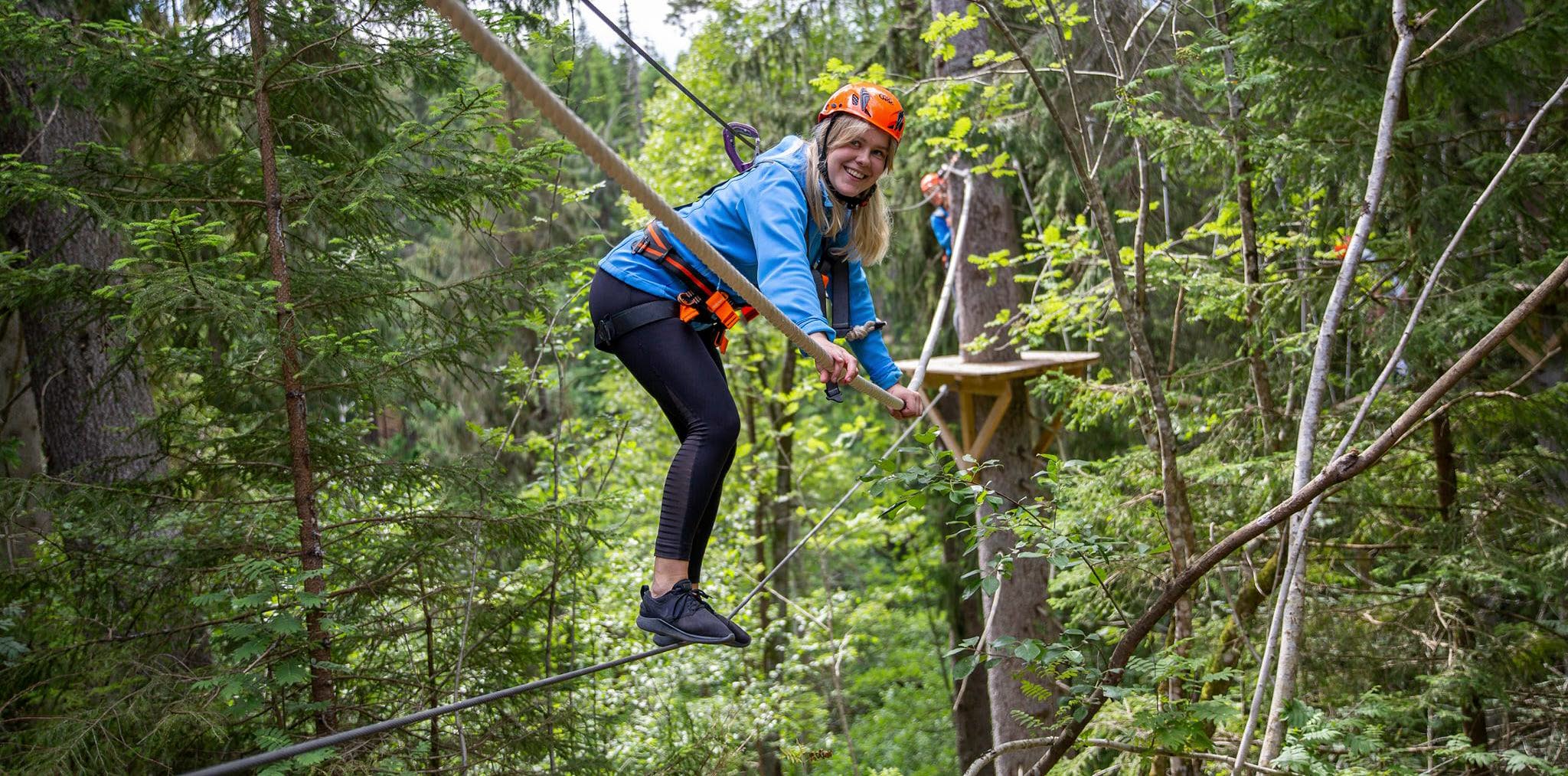 Höghöjdsbanan på Dalslands Aktiviteter. 
