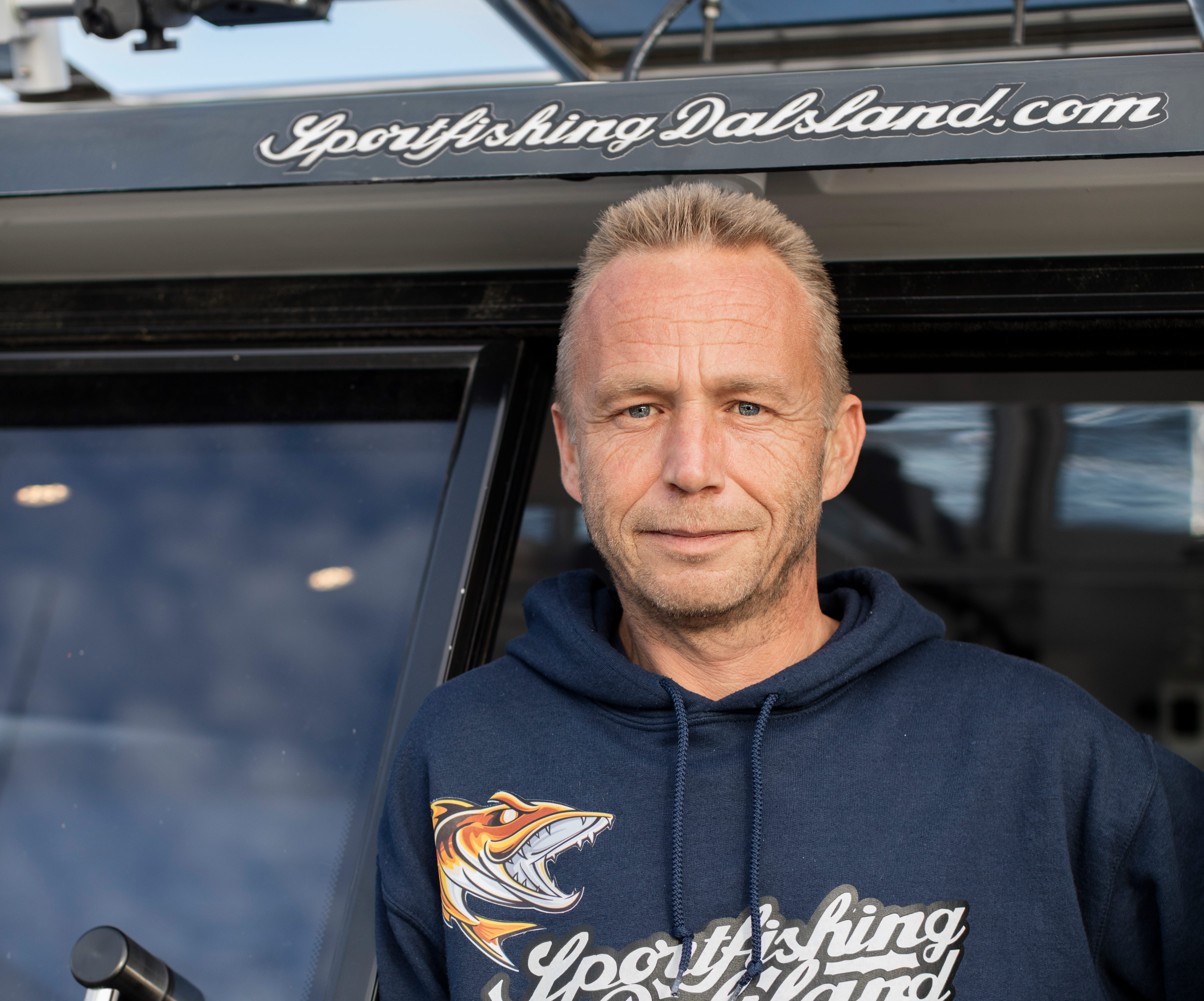 Andy på Sport fishing Dalsland 