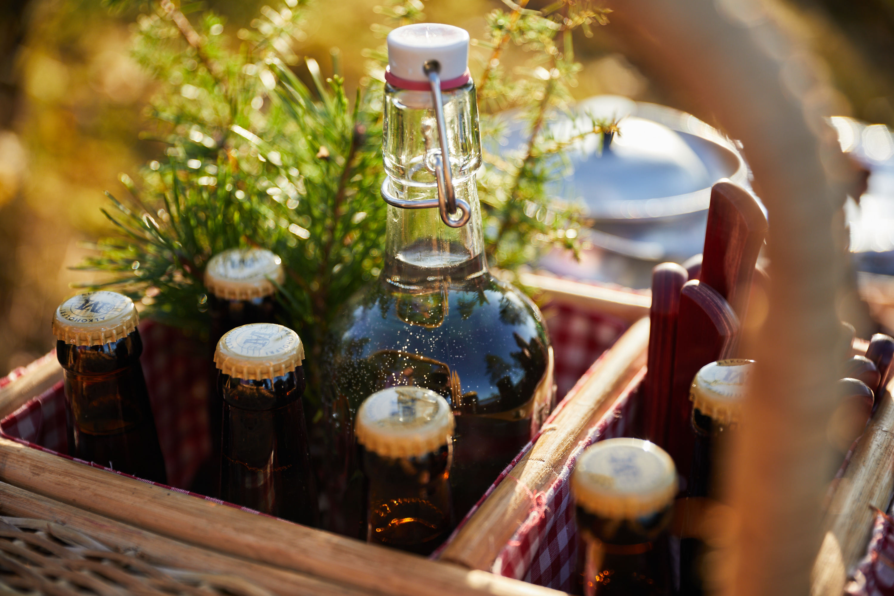 Matkorg för utomhusmatlagning.