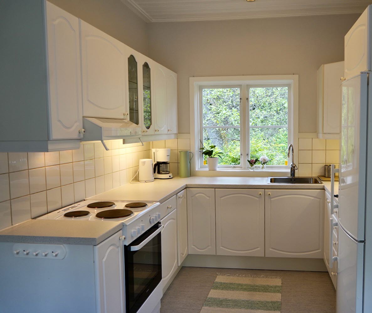 Slussvaktarstuga i 18e kök. 