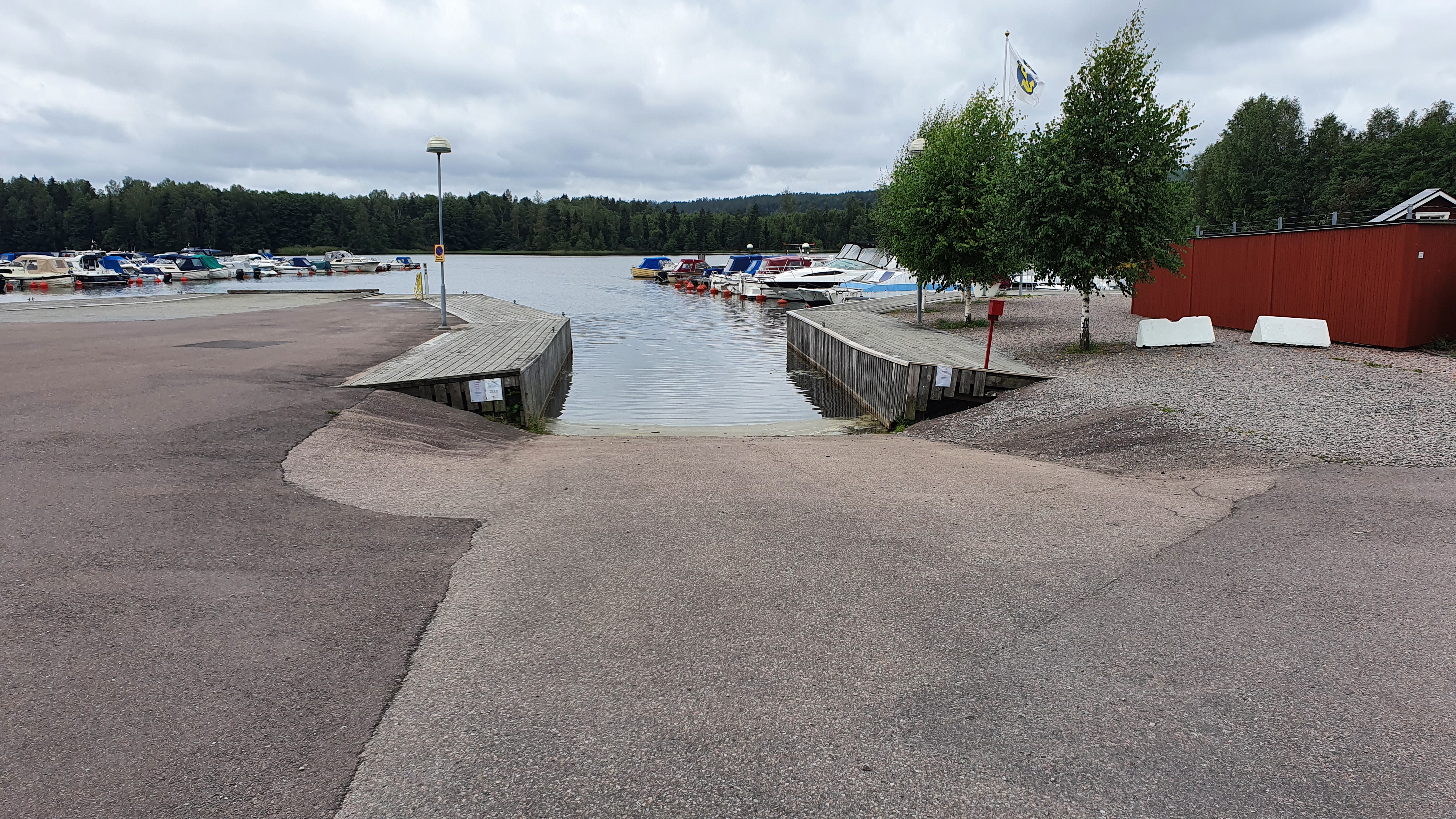 Årjängs gästhamn med ramp.