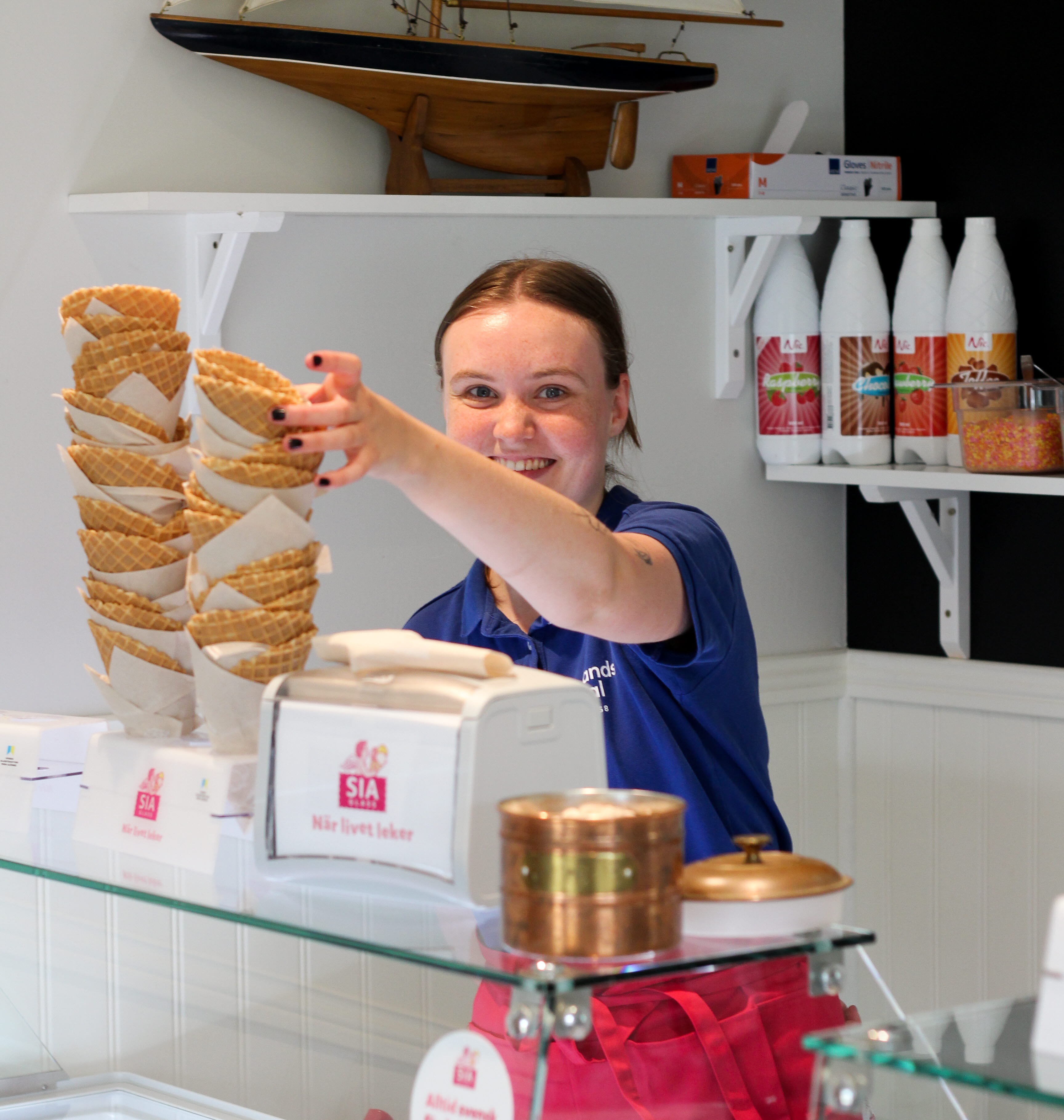 Dalslands kanals slusscafe i Långbron