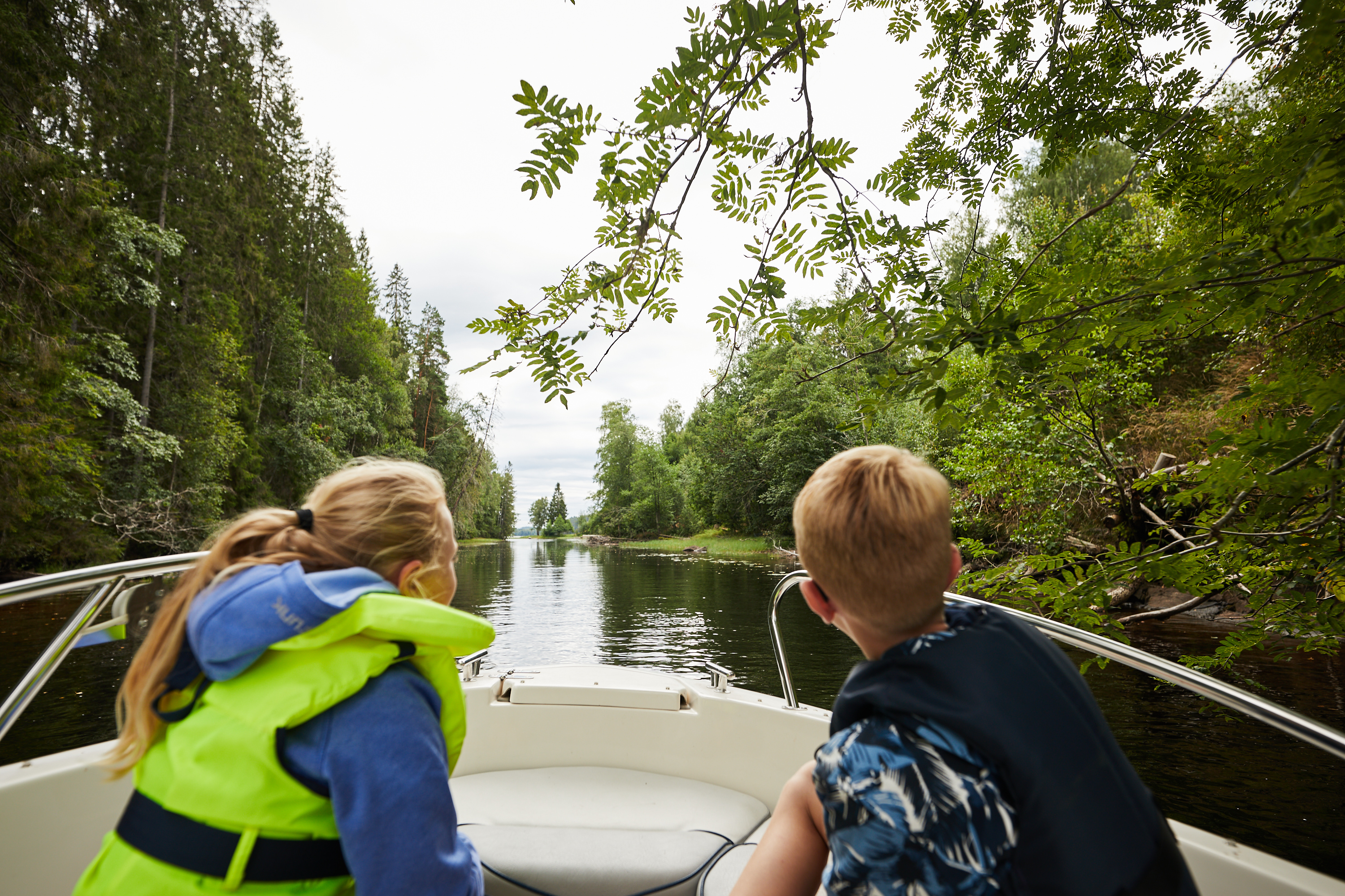 Tur på Dalslands kanal i båt