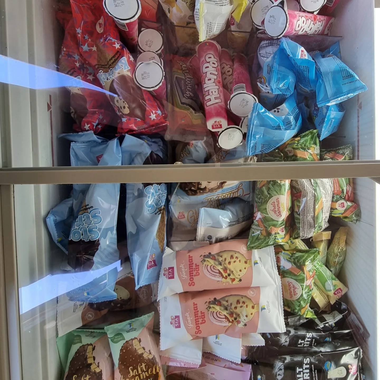 Glass i Snäcke sluss