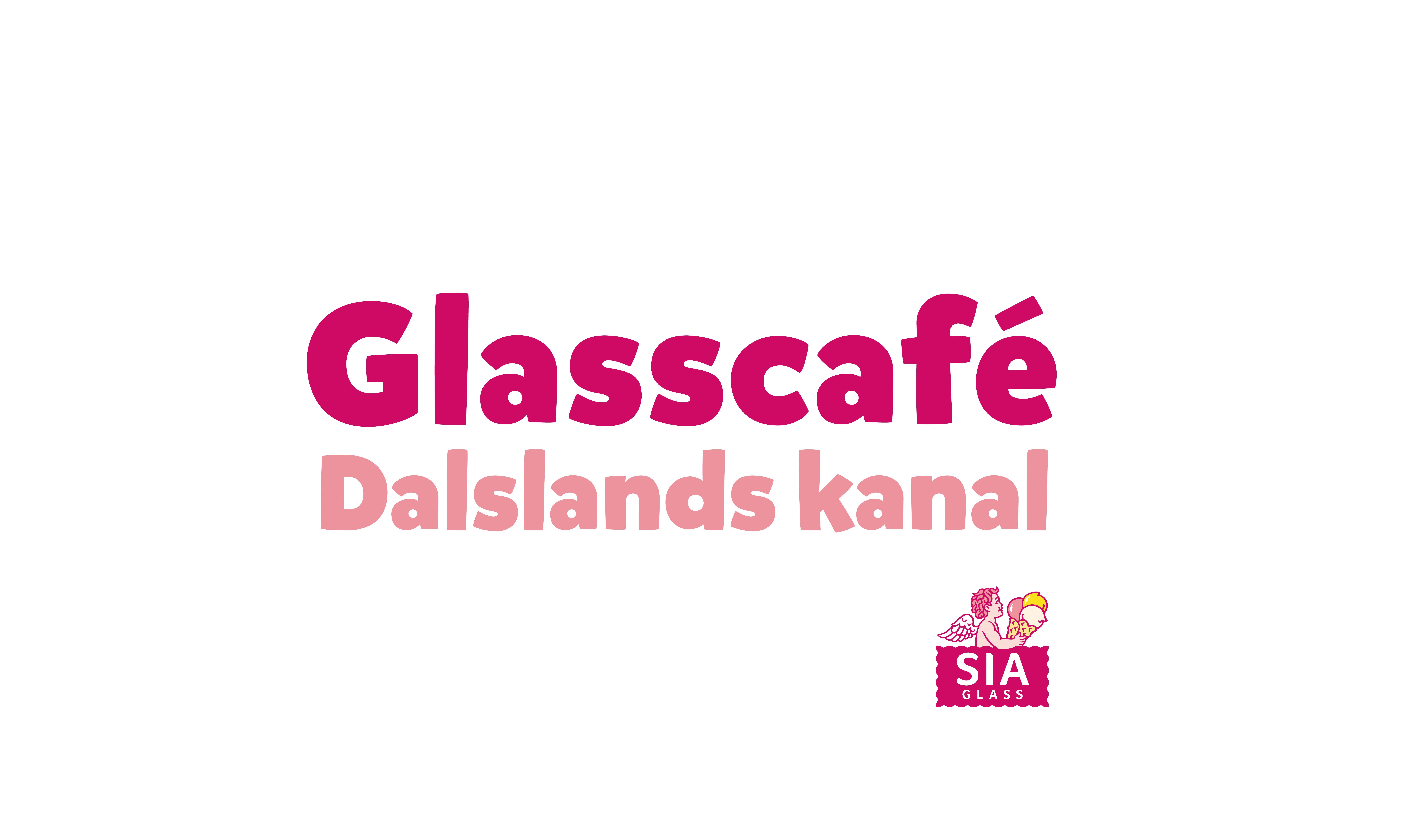 Glasskylt SIA kvadratisk