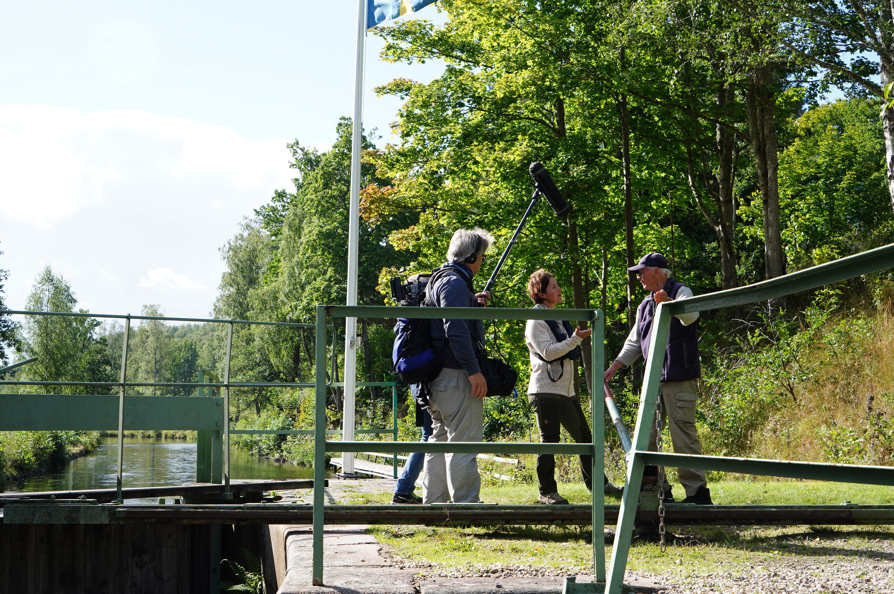 Filminspelning vid Dalslands kanal