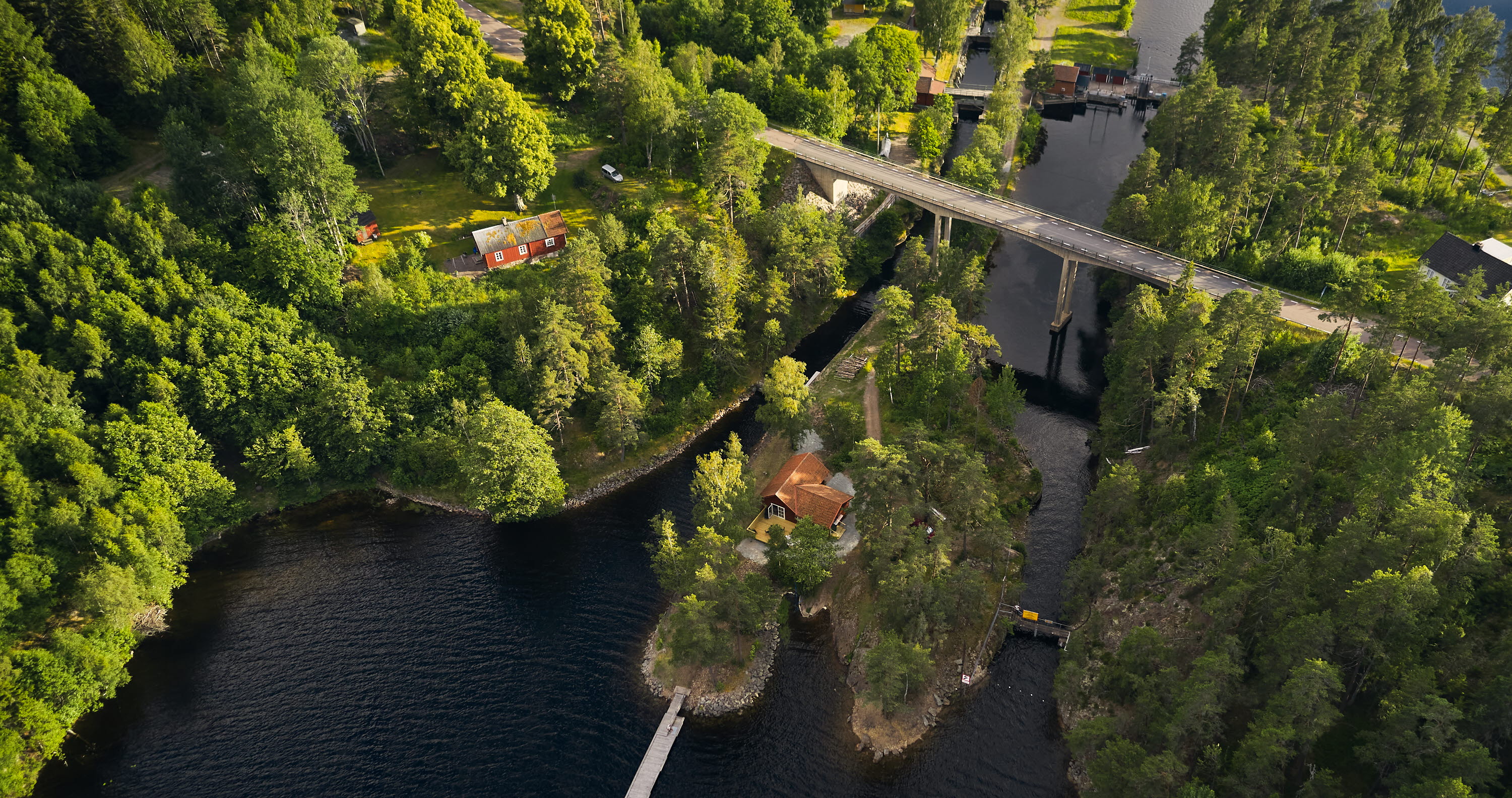 Krokfors slusstation, Dalslands kanal