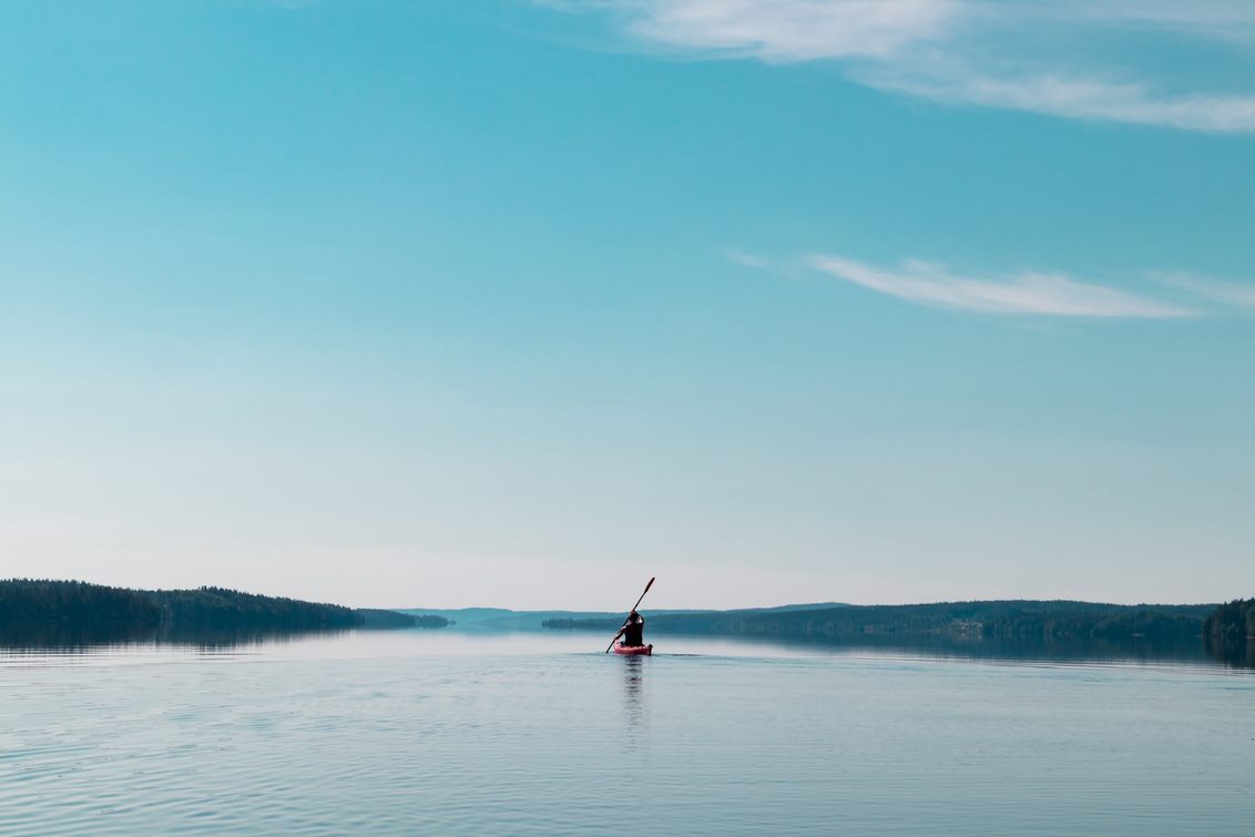 Paddla i Dalsland med Sara Arnald. 