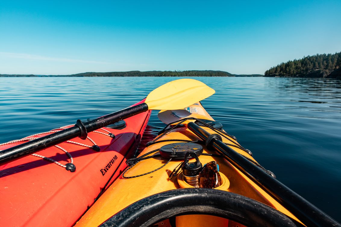 Paddla i Dalsland med Sara Arnald. 