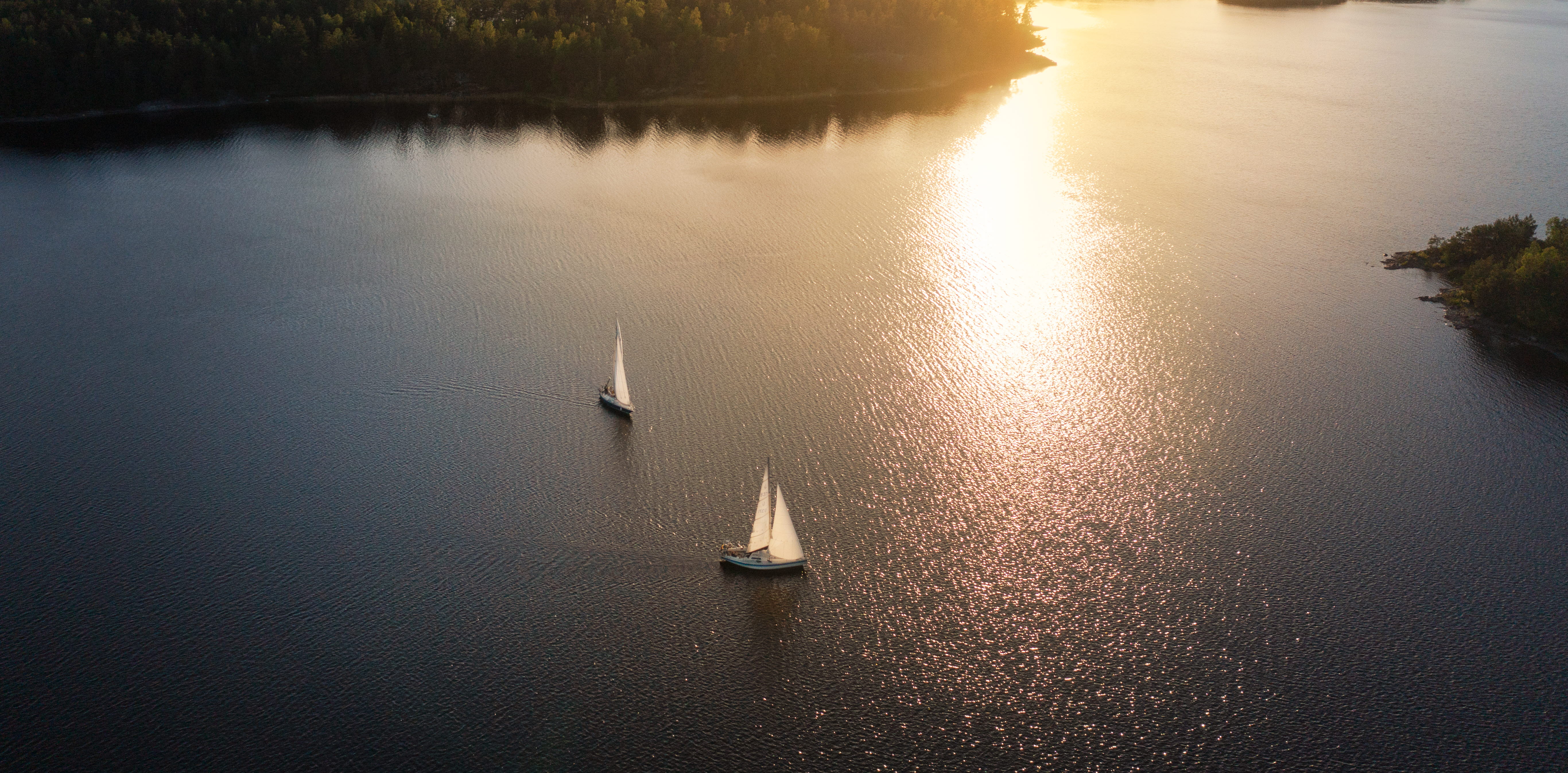 Boats on the Dalsland Canal
