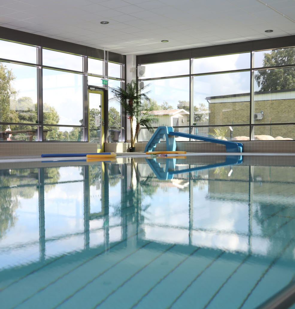 Inomhusbassäng Nossebro bad och camping