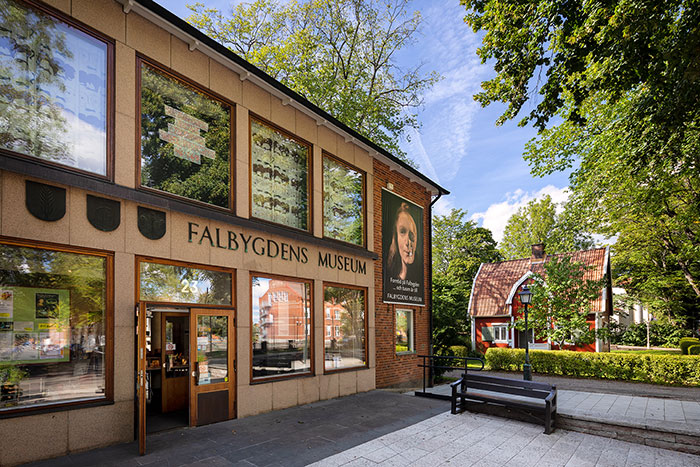 foto av Falbygdens museum framifrån. 