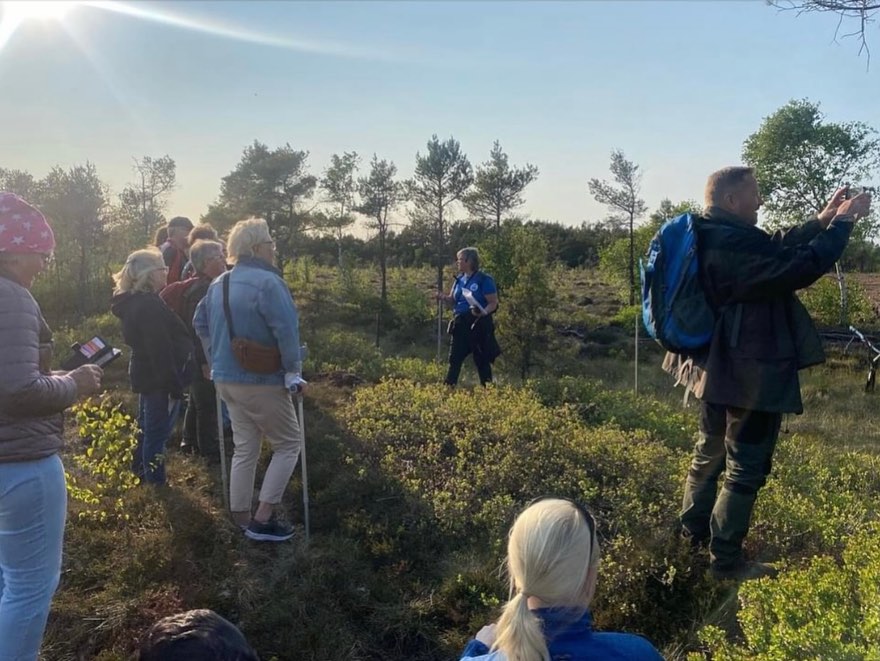 Guidning på Mönarps mosse