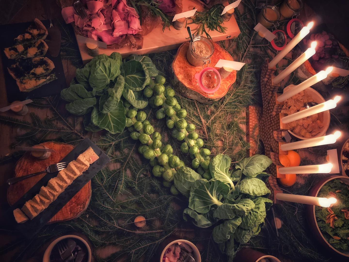 Julbord på Ragnerud kök. 