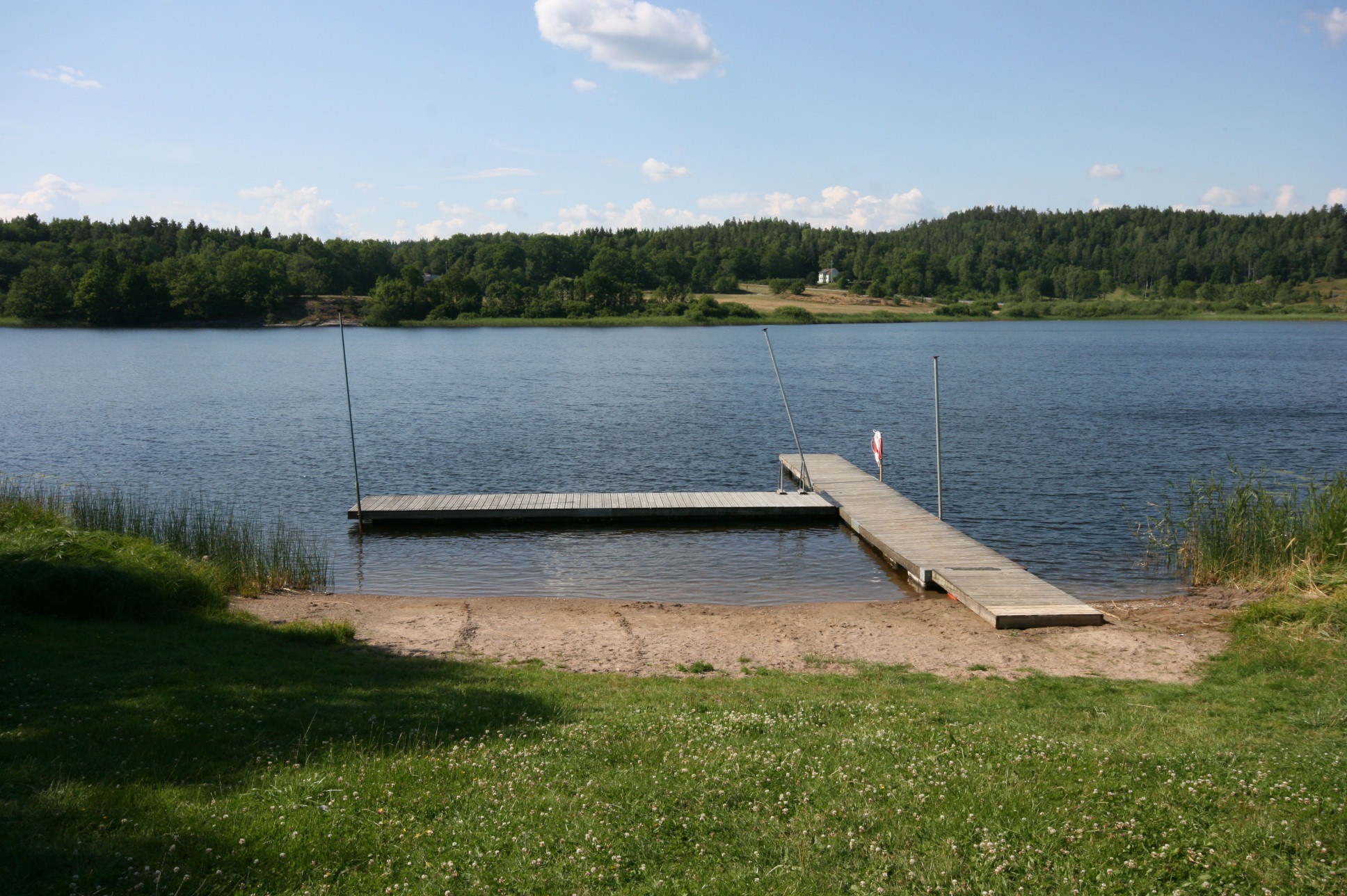Rådanesjön, badplats