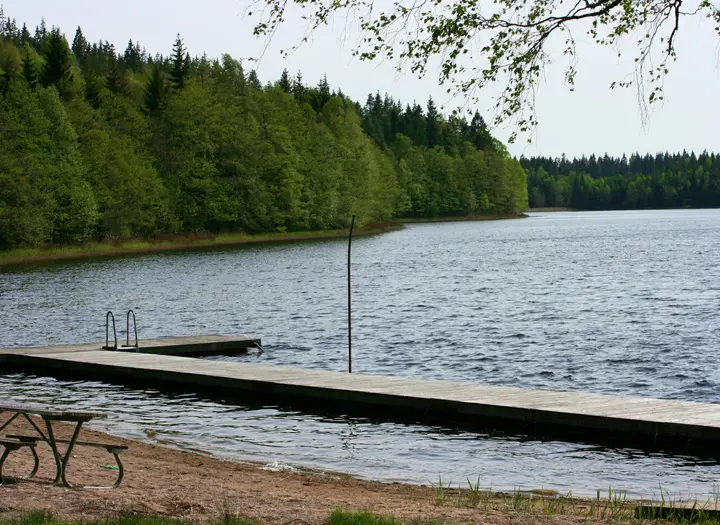 Sandvikesjön, badplats