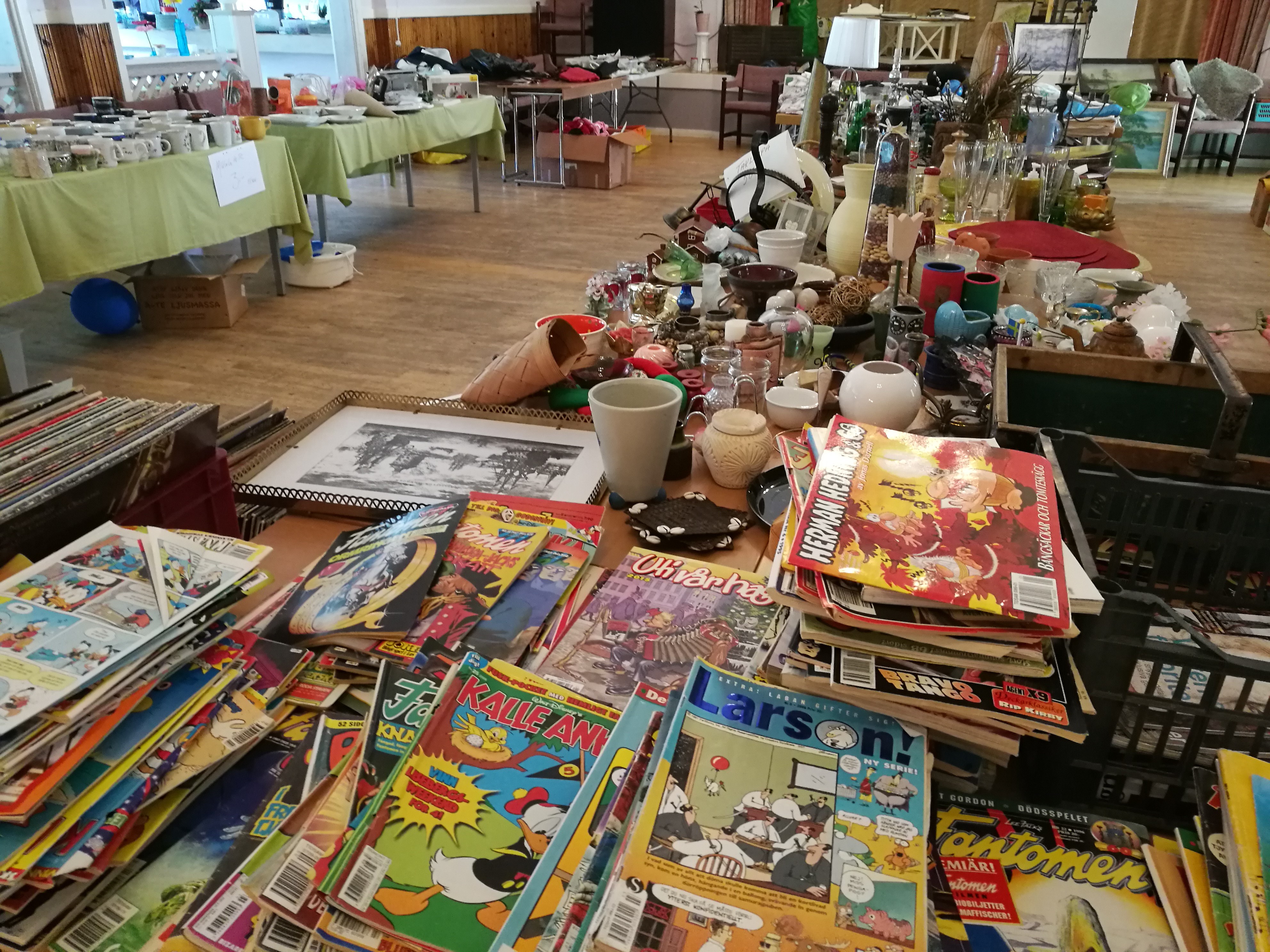 Loppis i Stigens Folkets hus