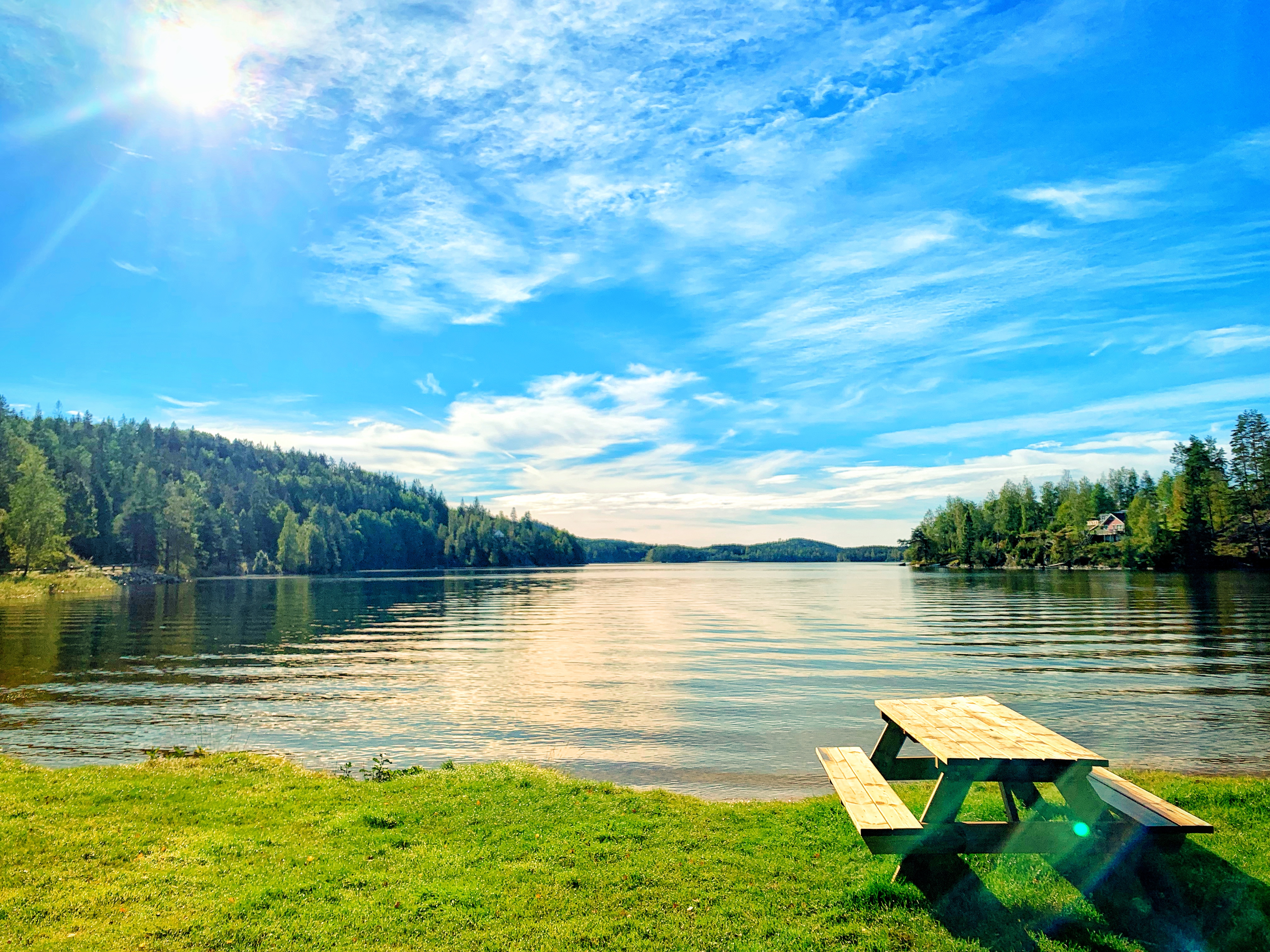 View over lake Ragnerudssjön. 