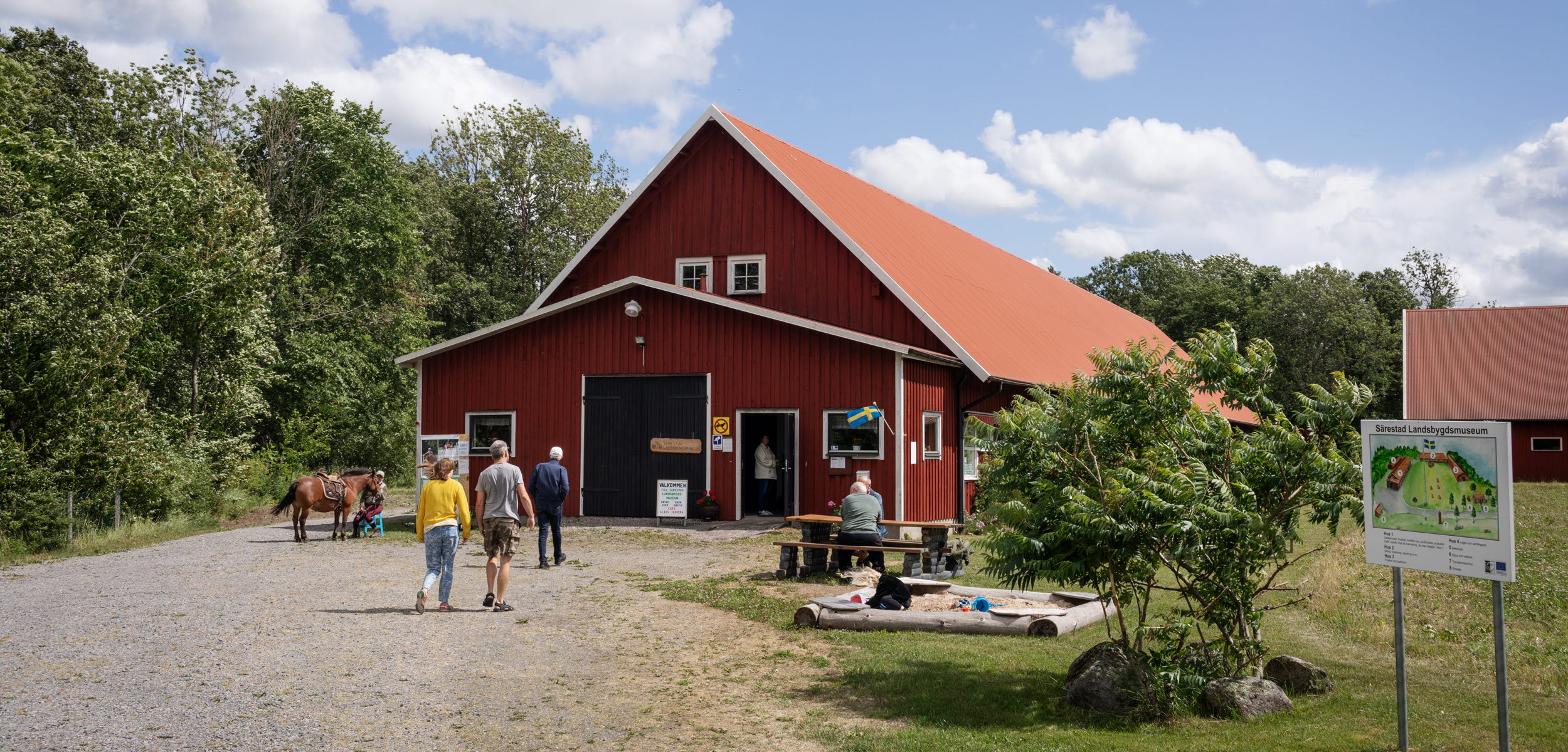 Särestad landsbygdsmuseum entré