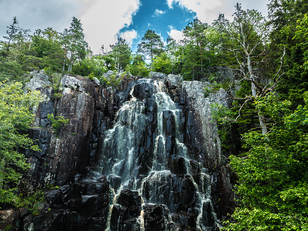 vattenfall på halle och hunneberg