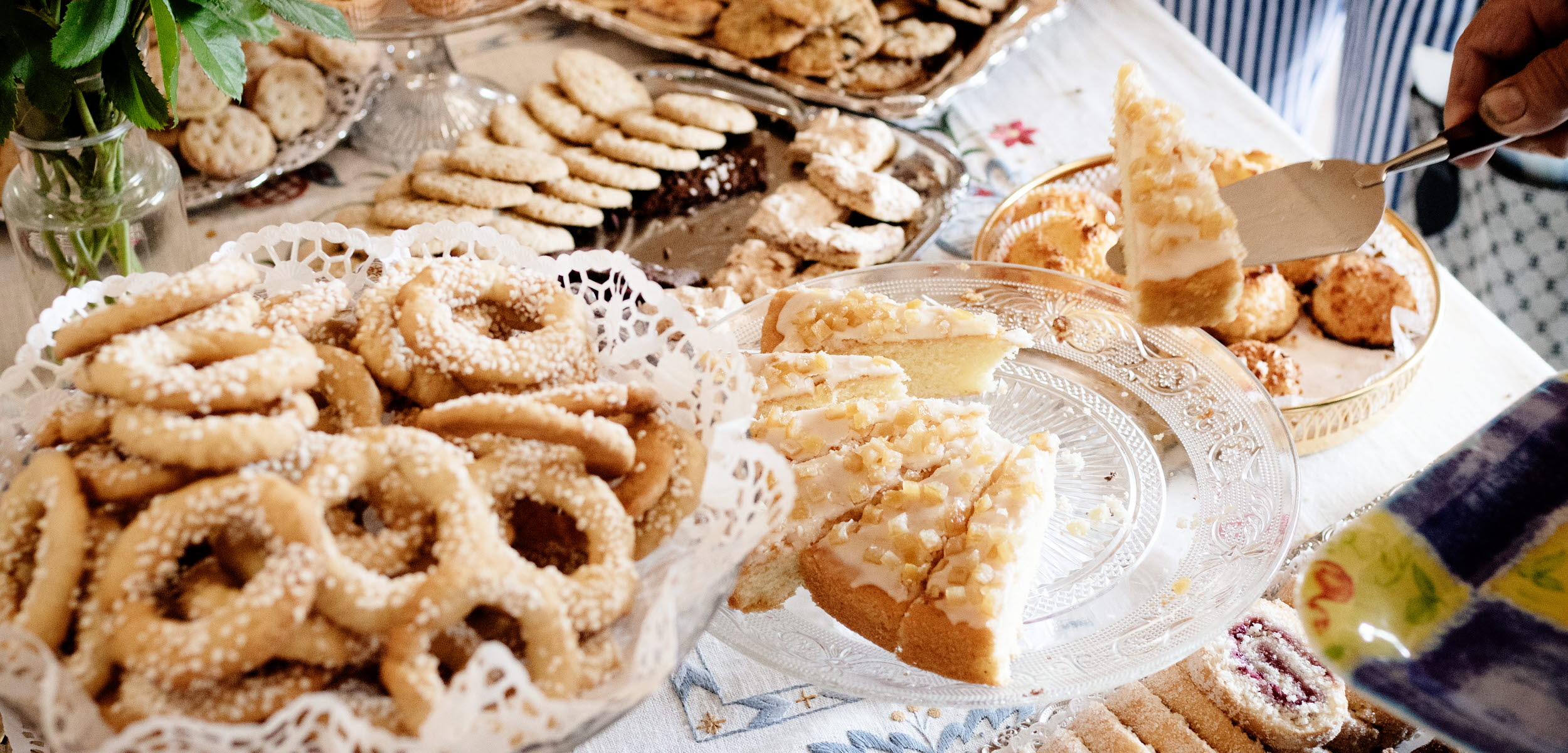 fikabord på Särestad landsbygdsmuseum