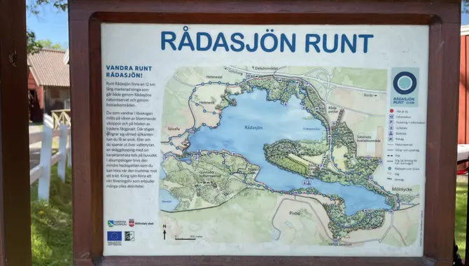 Rådasjön runt - 12 km Vandringsled nära Göteborg
