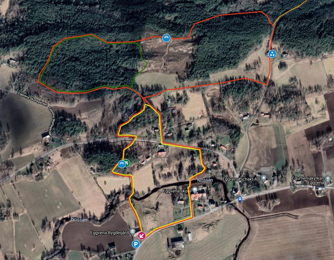 Eggvenalederna karta