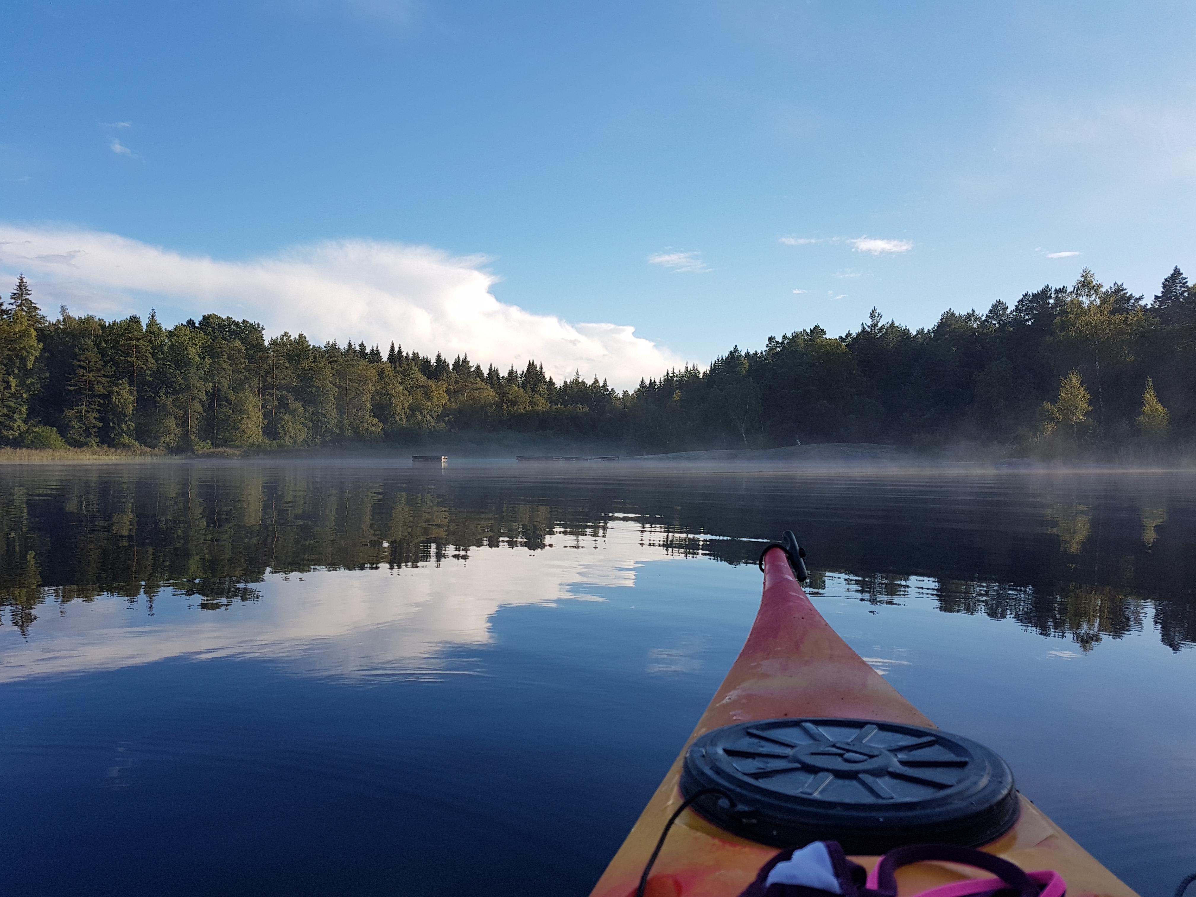 Kajak på jämnesjön