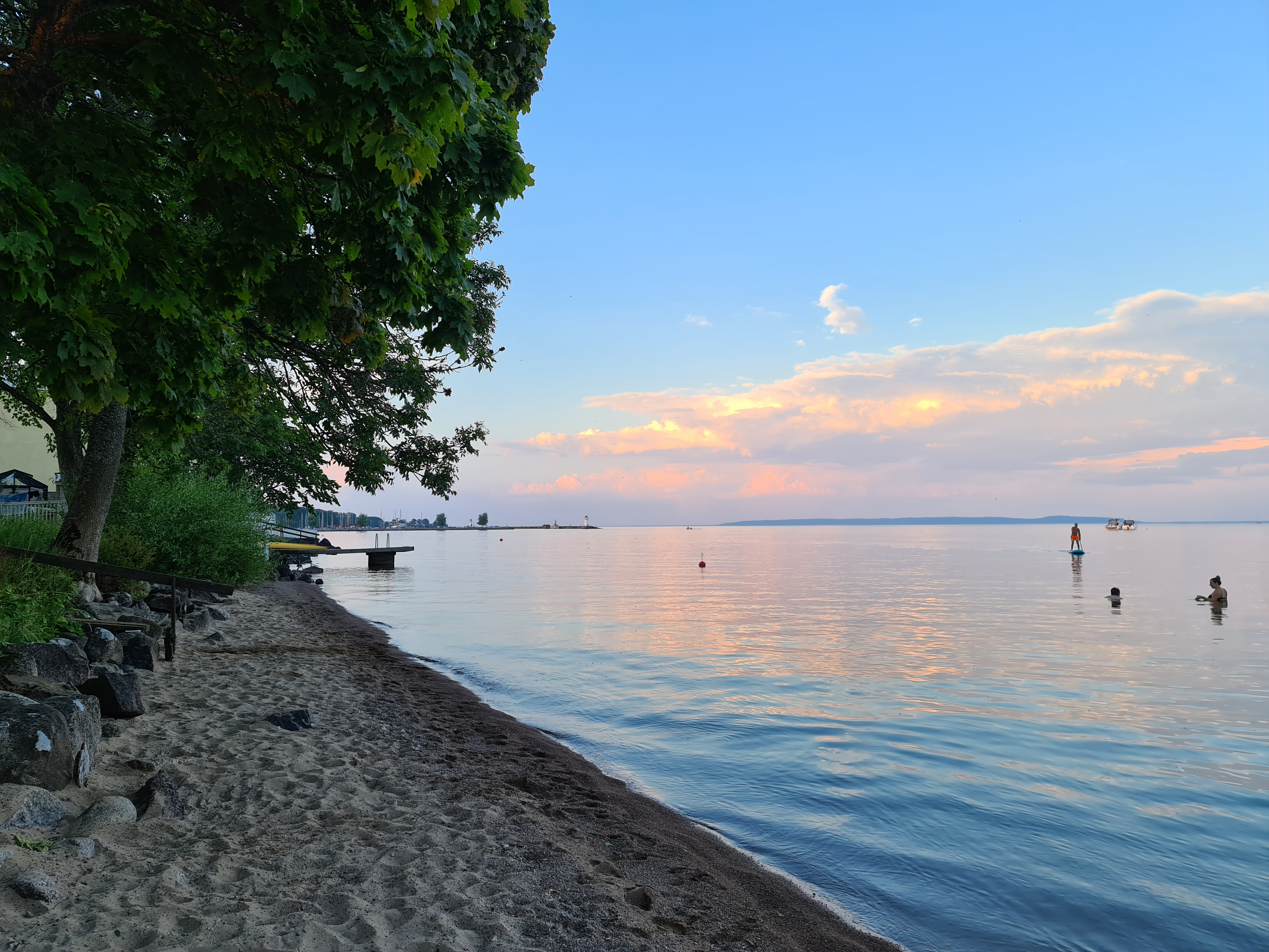 Strandpromenaden i Hjo - också kallad Hjovieran.
