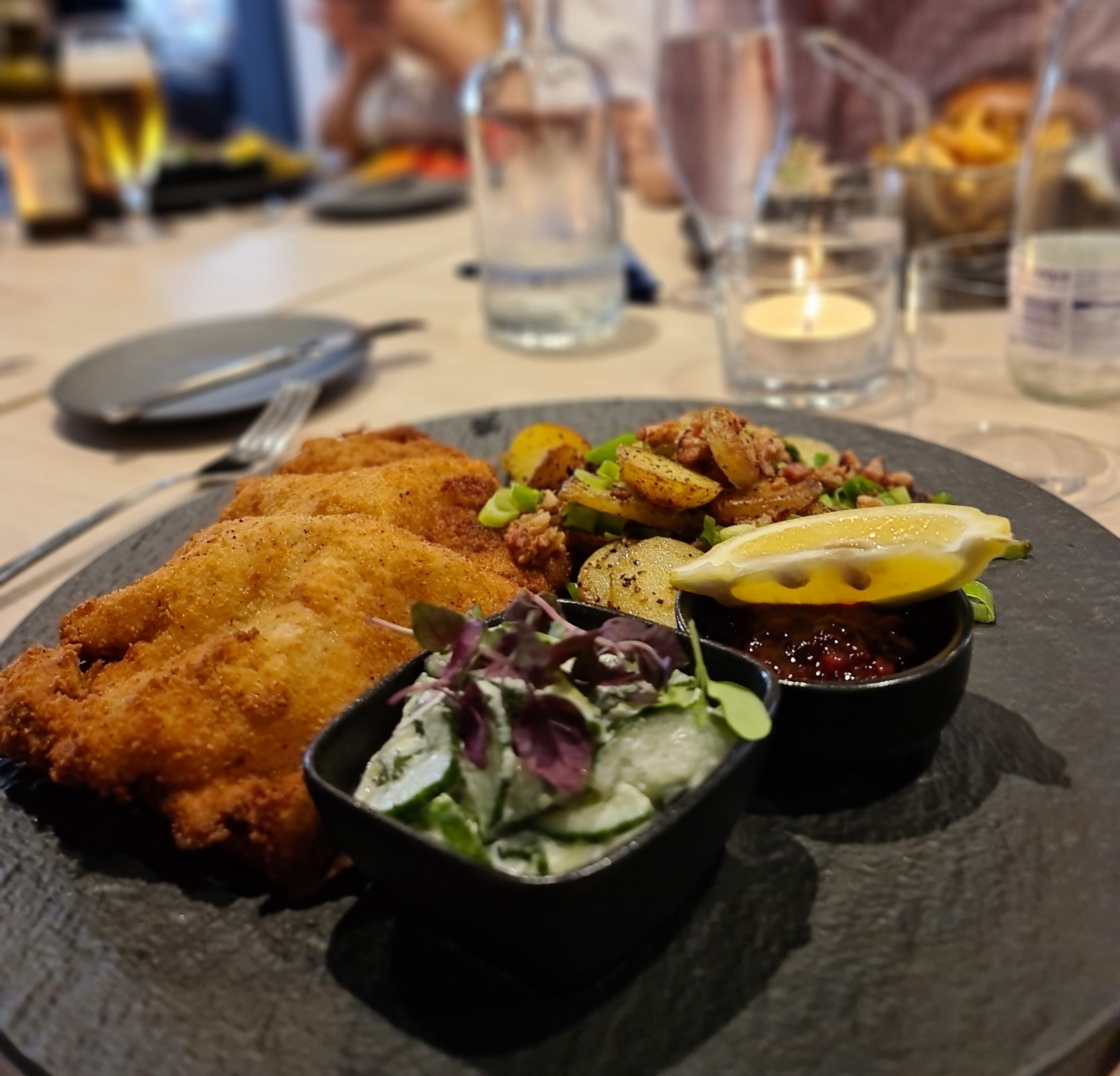 Mat på Restaurang Känsla i Hjo