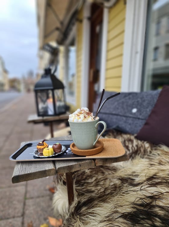 Swedish fika in Hjo. 