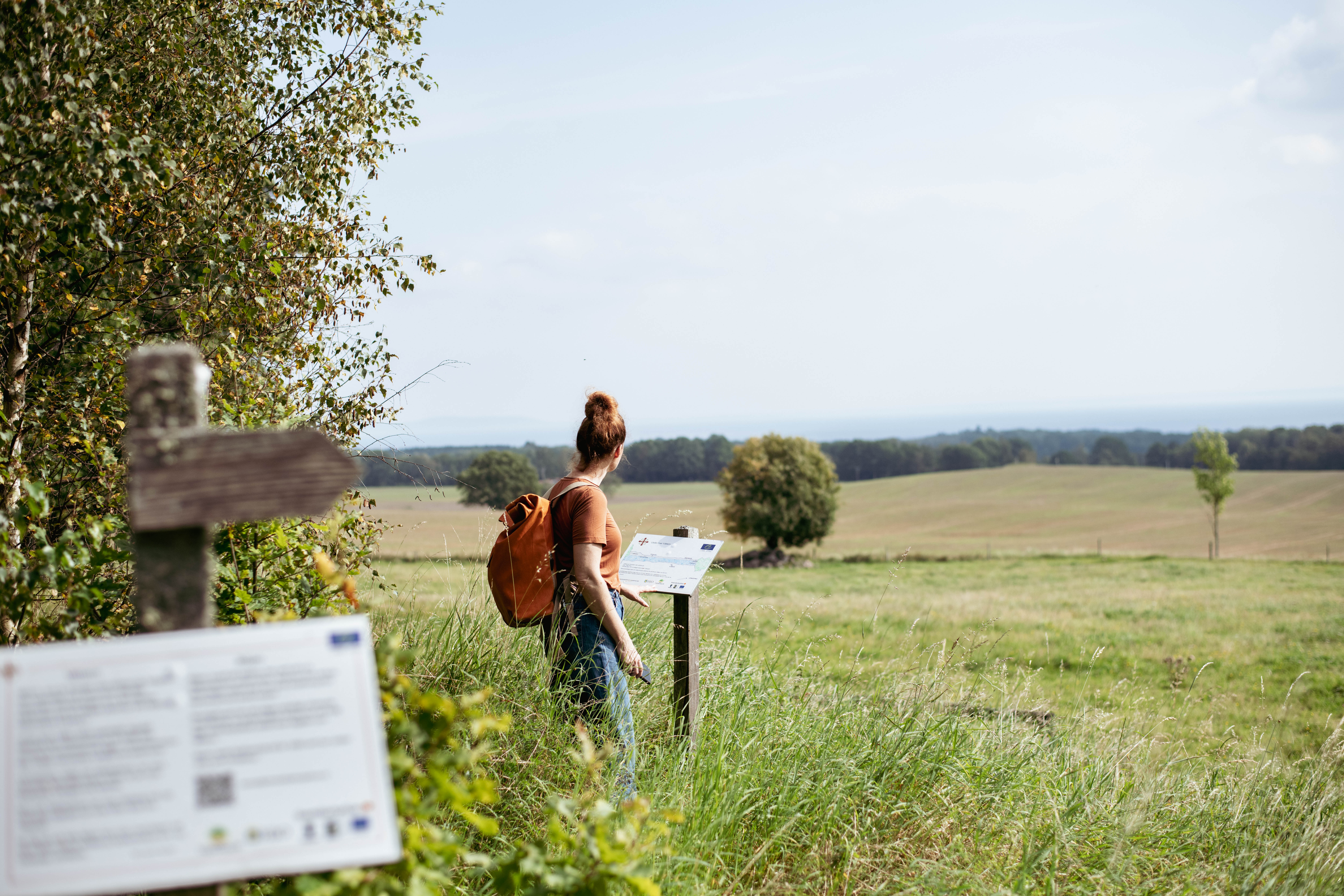 Pilgrimsvandrare i Hjo
