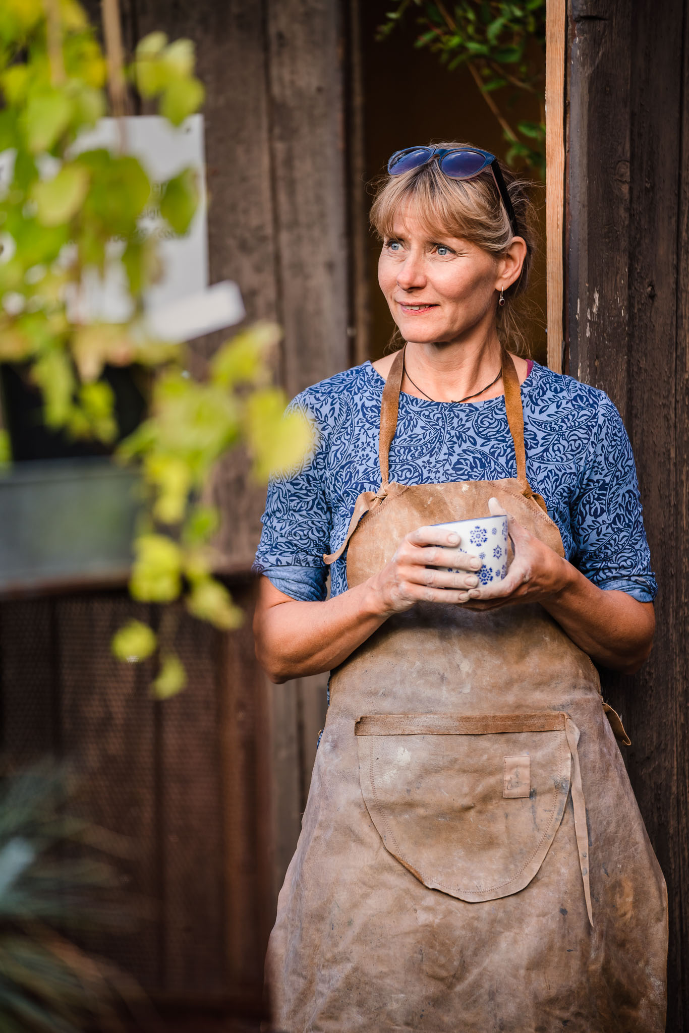 Konstnärinnan Anna Gärberg 