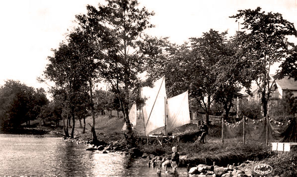 Historical photo of Hjo. 