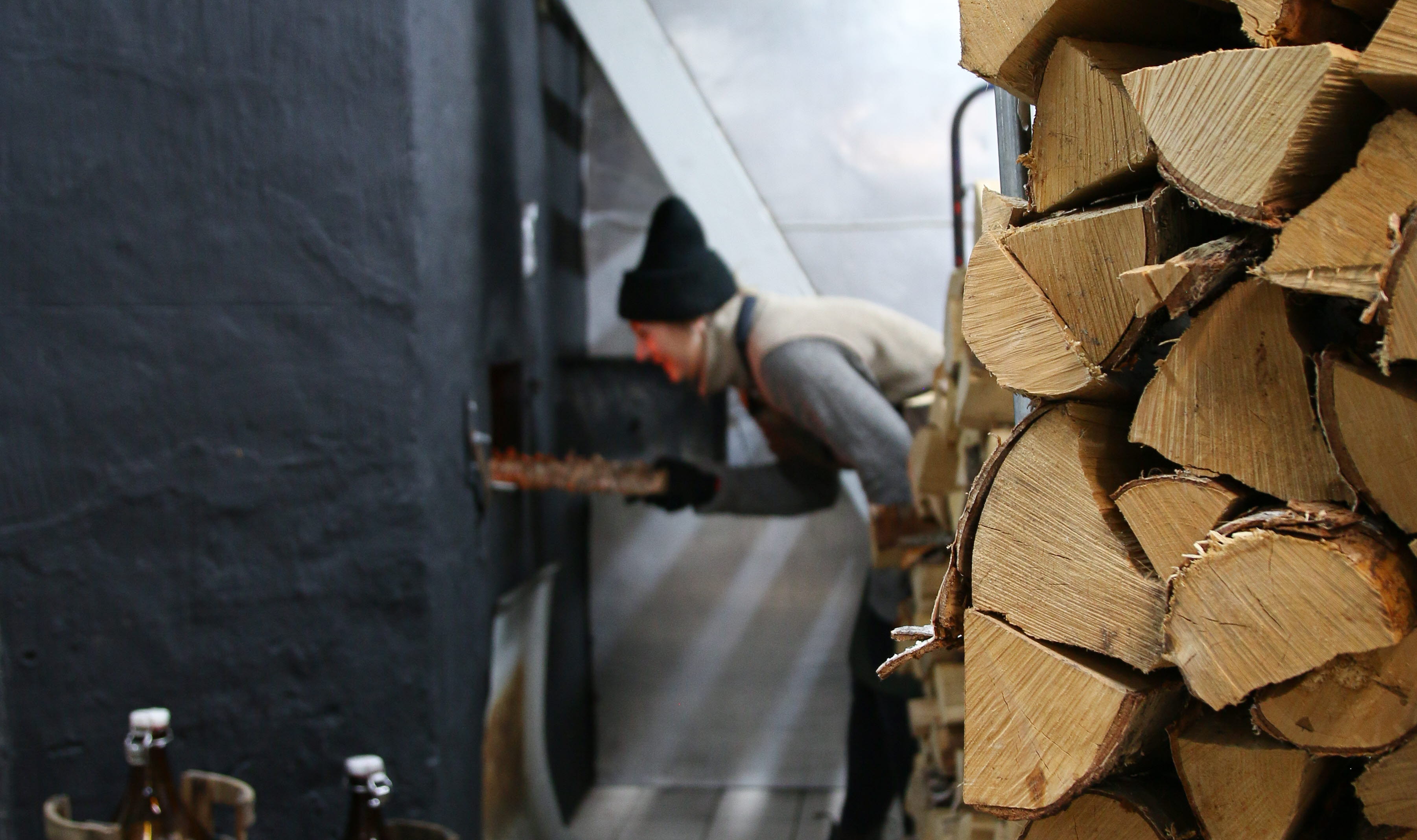 Woman in a local brewery 