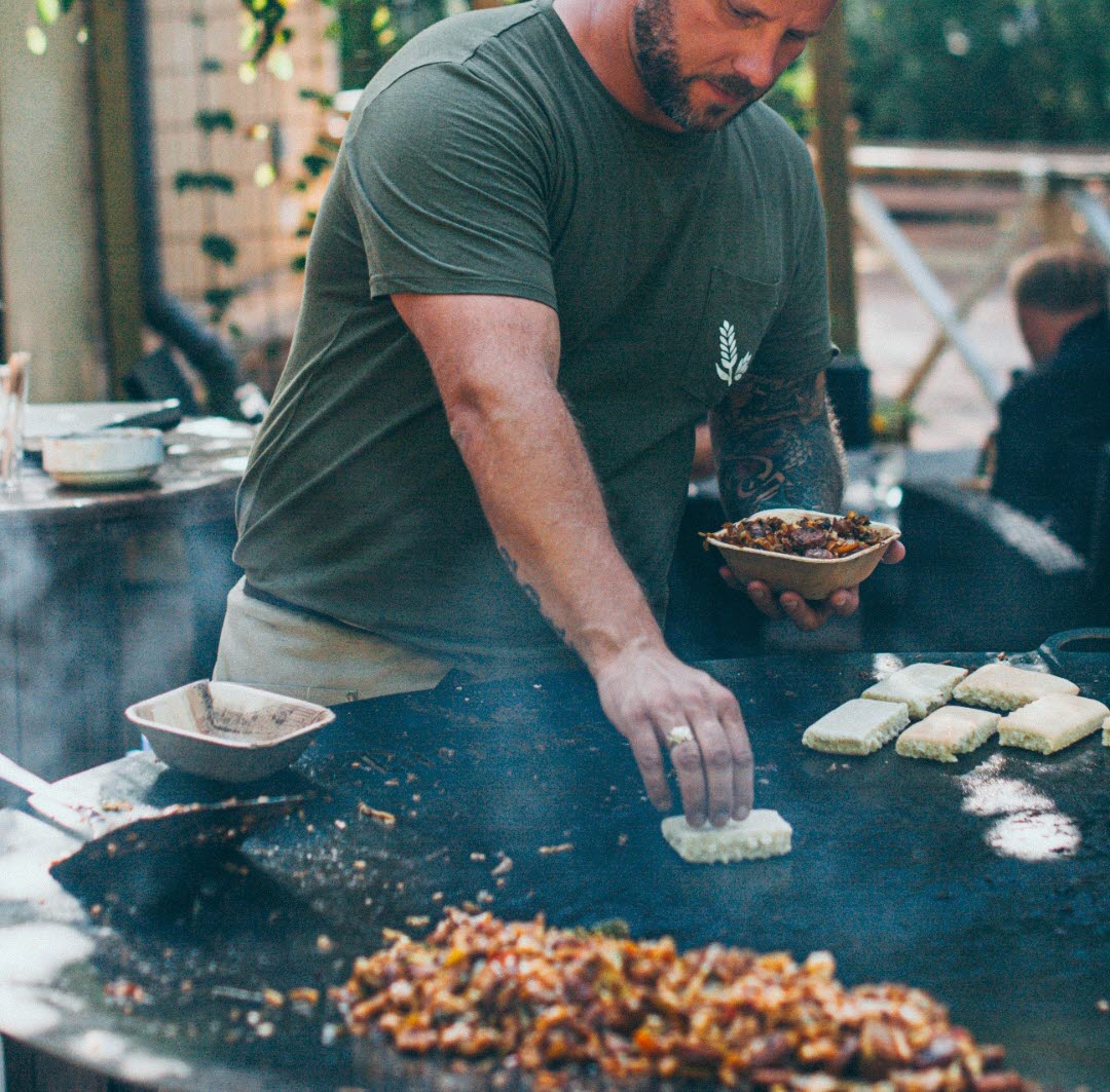 Mat muurika, Biergarten Hjo