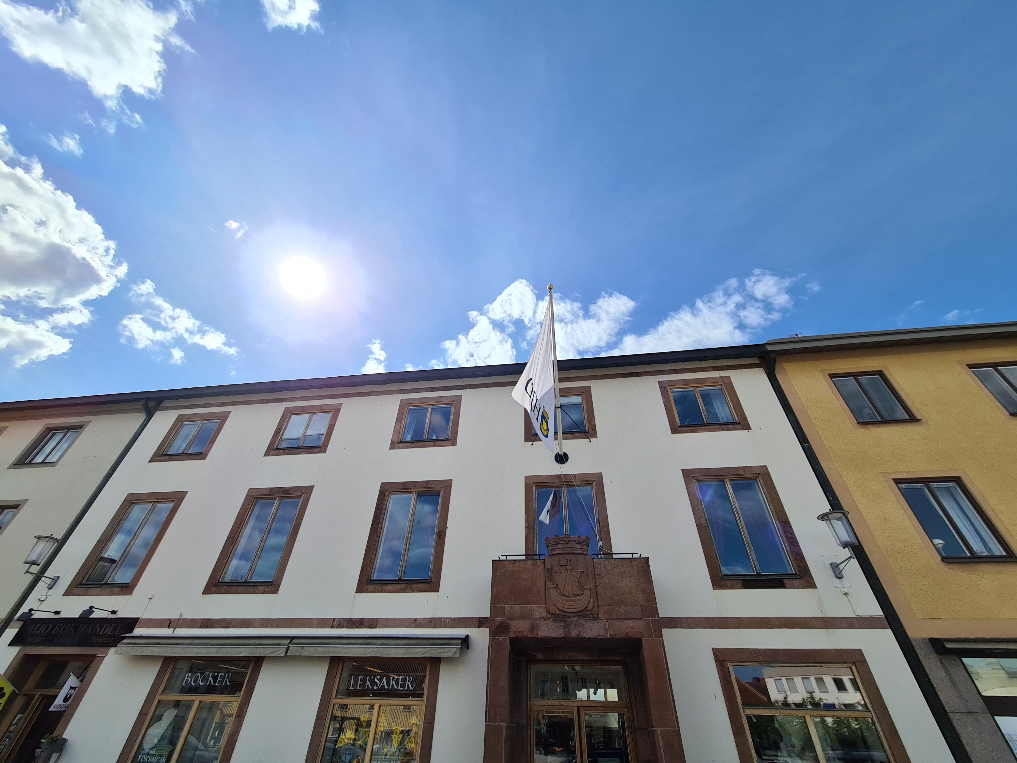 Stadshuset i Hjo, vid Stora Torget