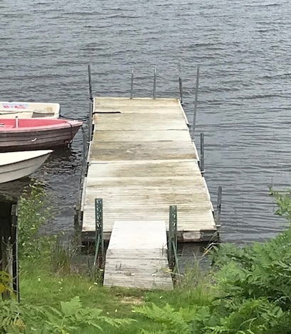 Brygga vid Mullsjön 