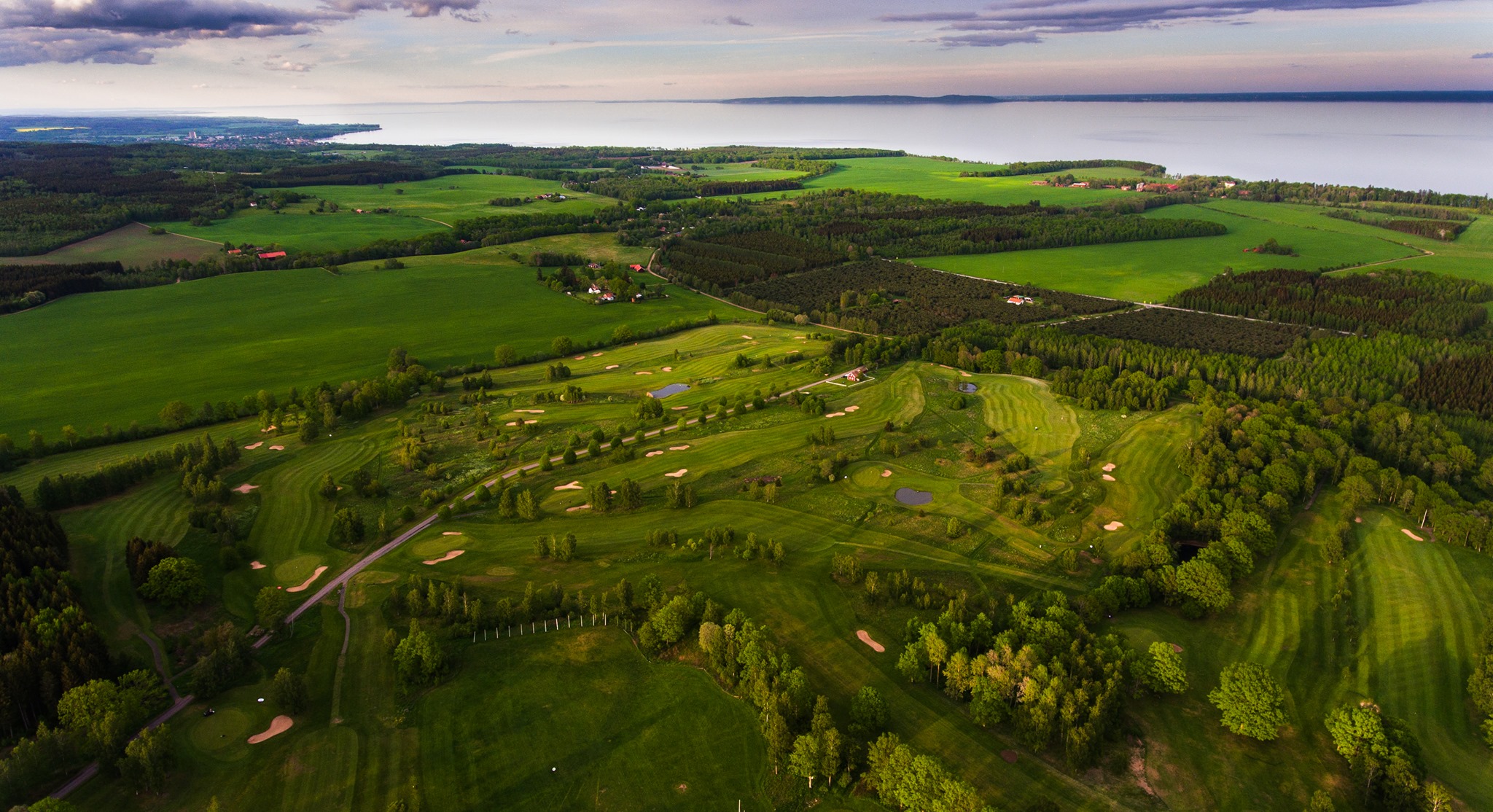 Vy över Hökensås Golfklubb