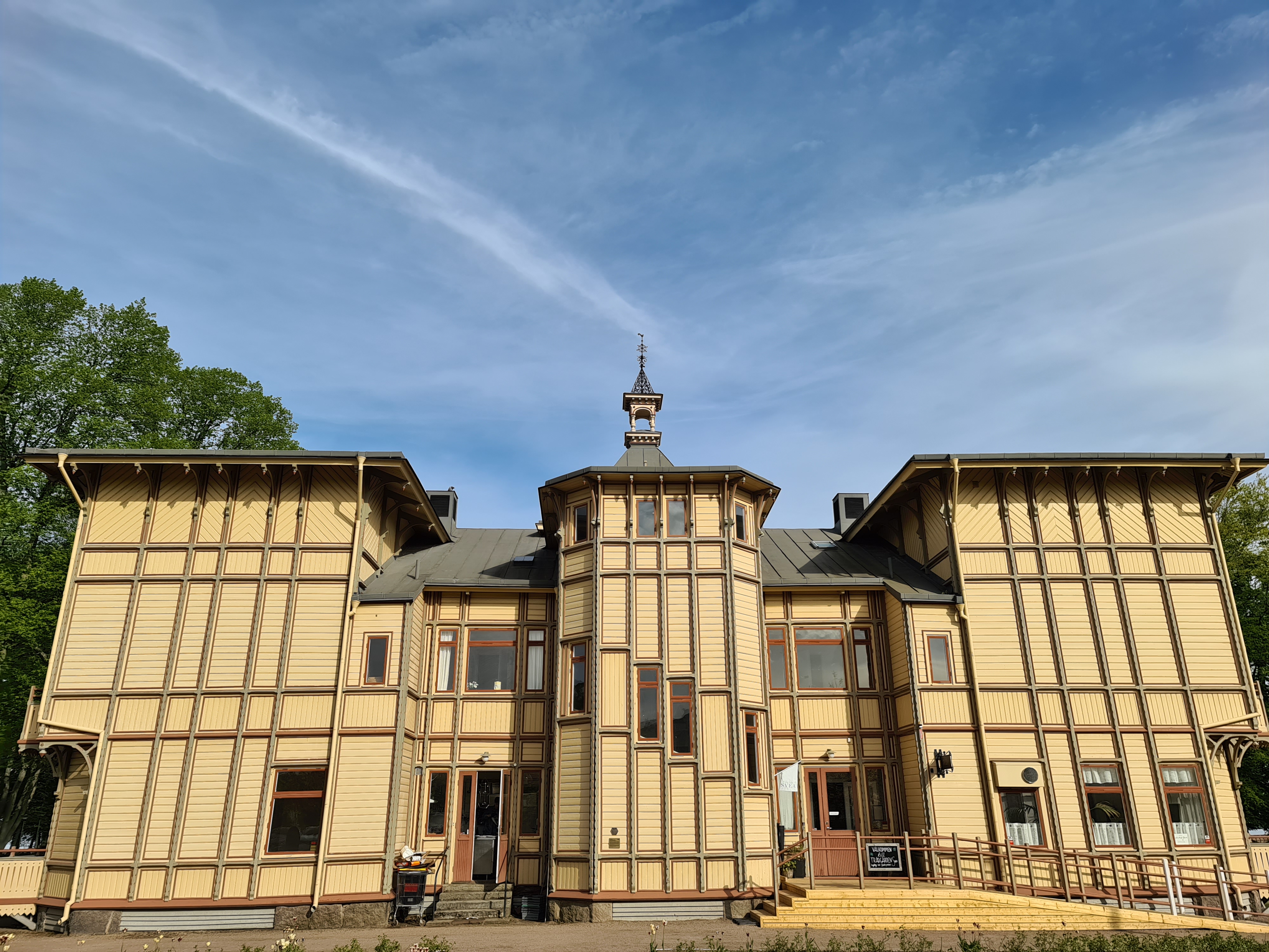 Villa Svea i Hjo Stadspark. 