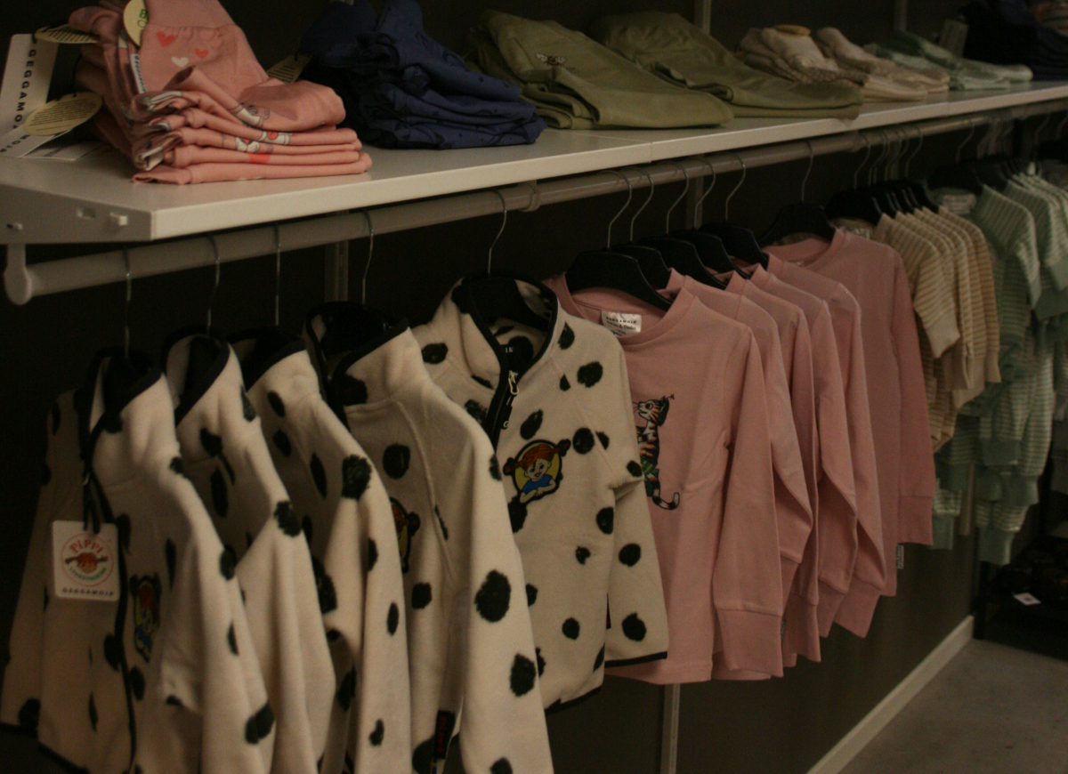 Kids' department at the store Yta