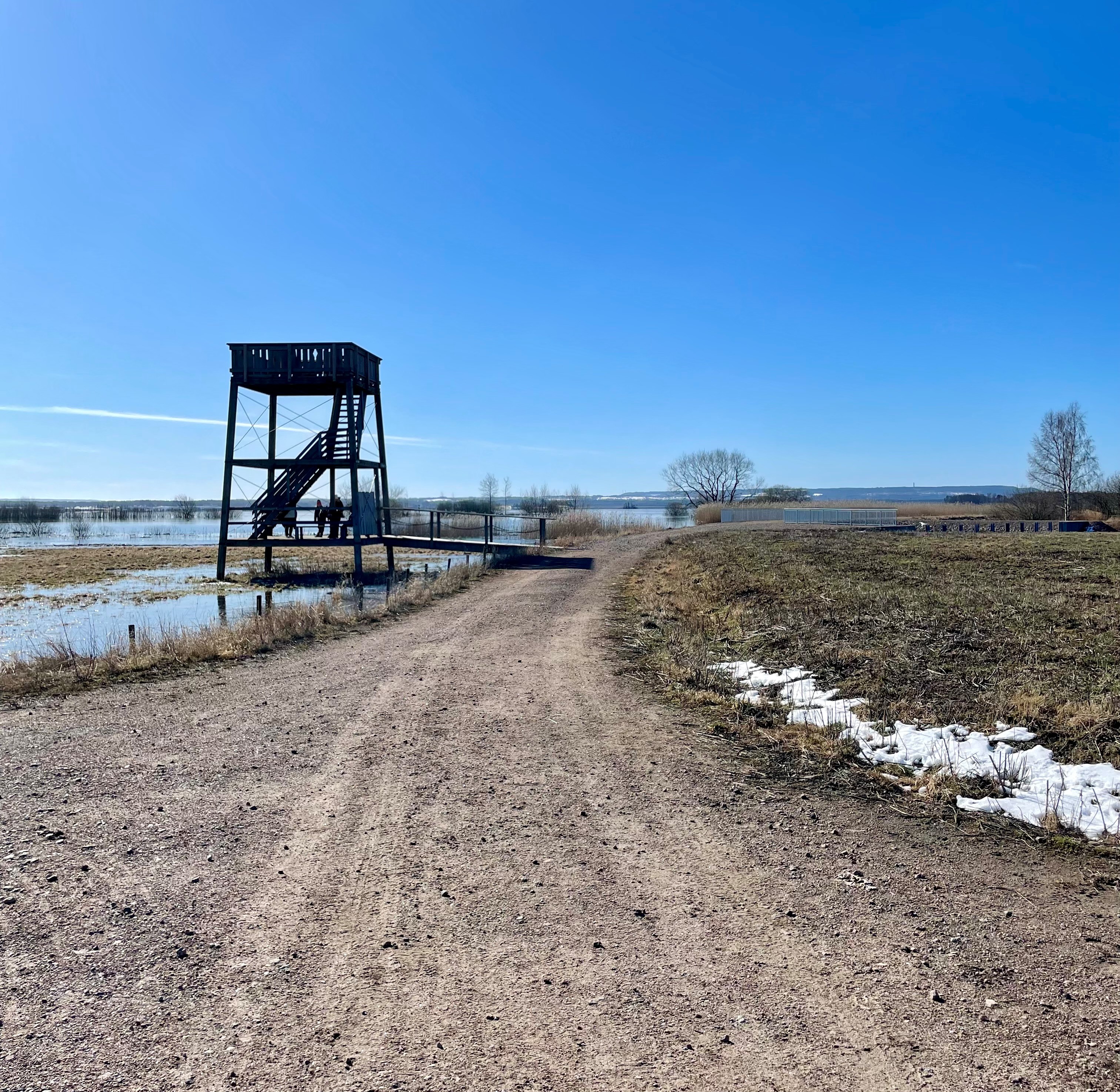 Utsiktstorn över Hornborgasjön 